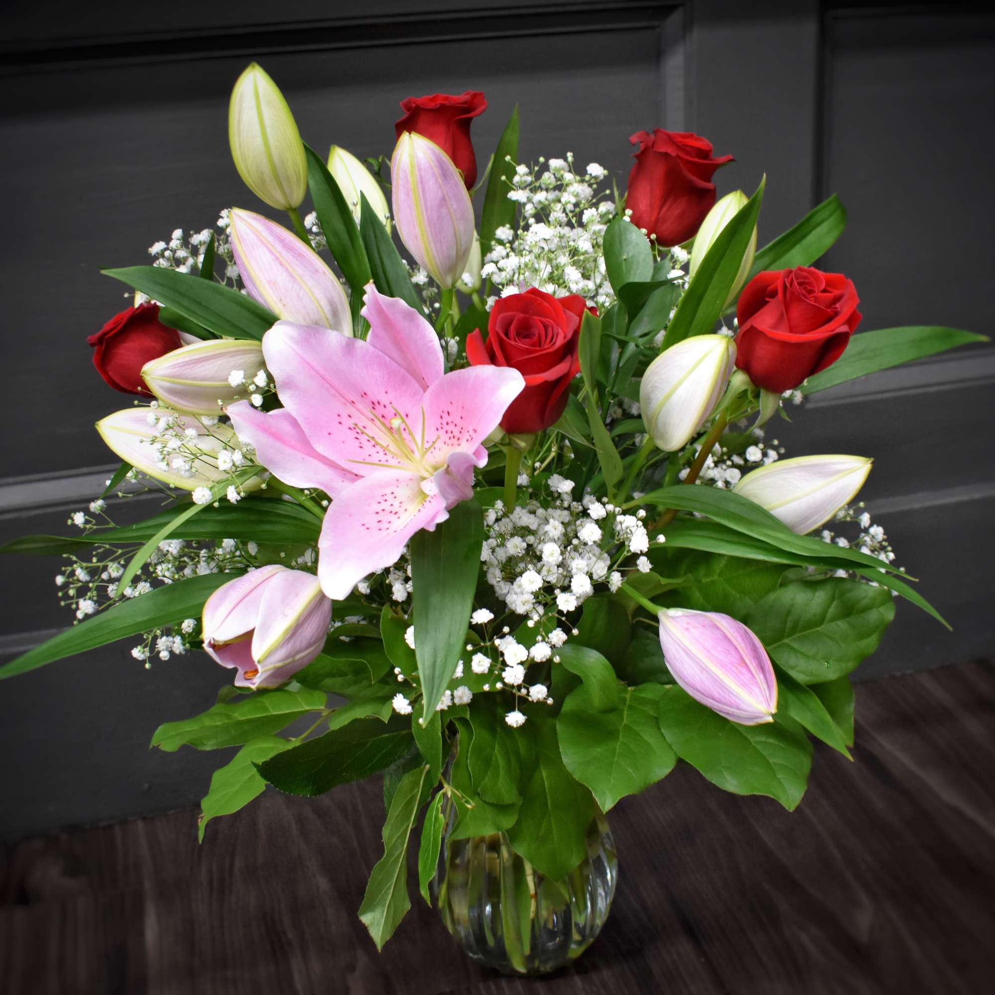 One of our most popular designs, this bouquet is designed in a