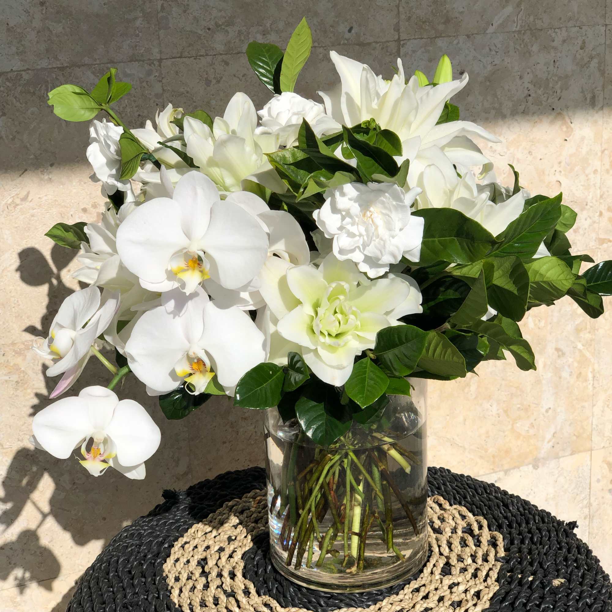 A classic for a reason. Enjoy this all white seasonal beauty filled