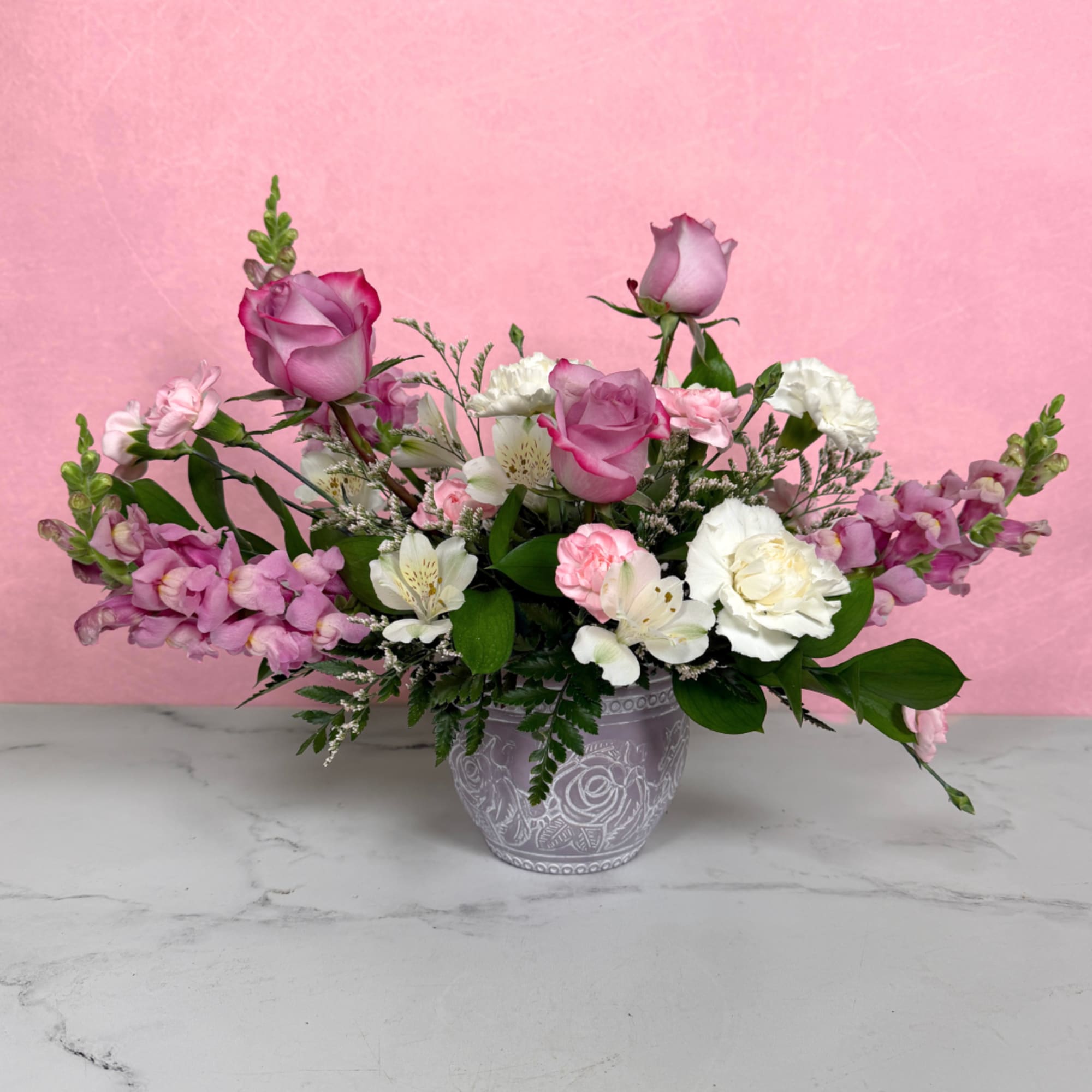 Lavender Dreams by Savilles Florist is a stunning display of lavender hued