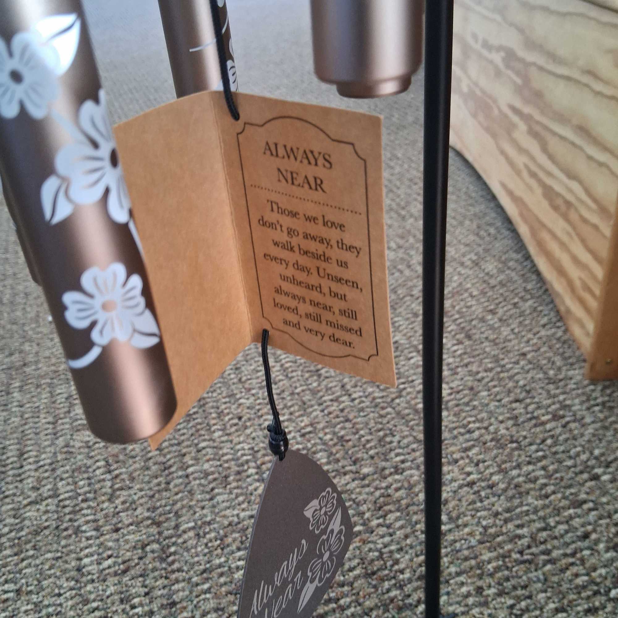 30" windchime on a stand.