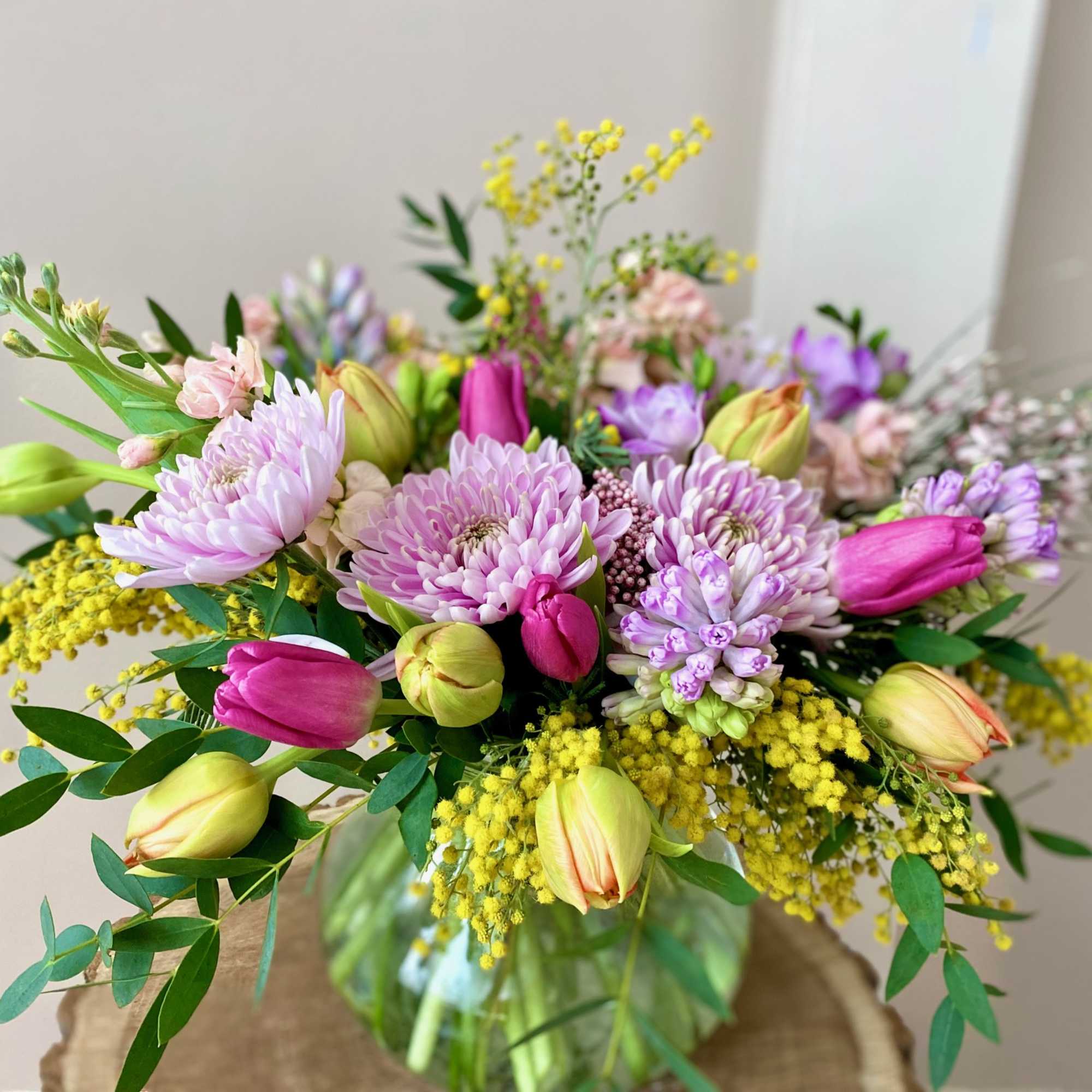 Blossom by blossom, Spring begins. And what other flower than tulip and