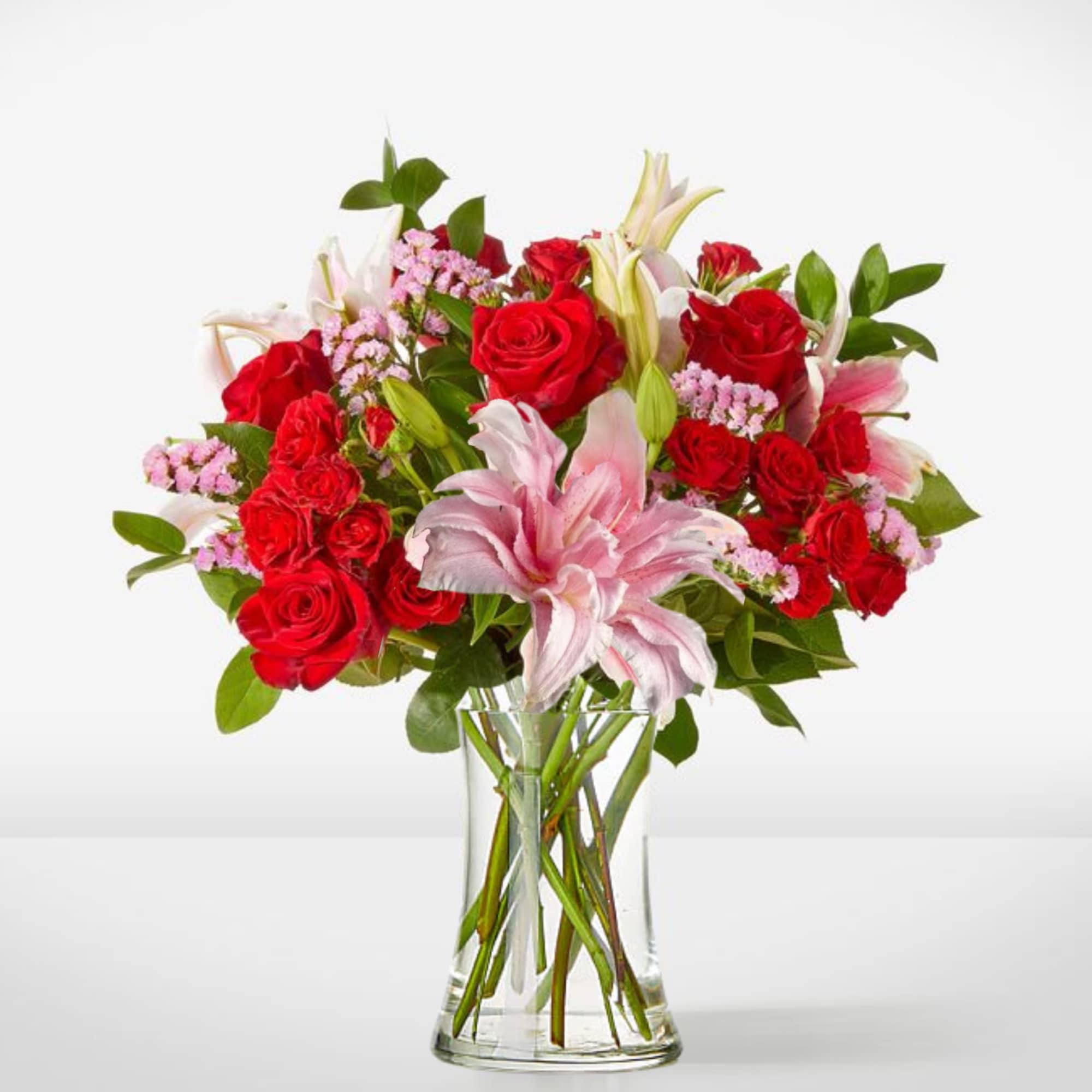 A swoon-worthy bouquet that speaks the language of love, artfully arranged with