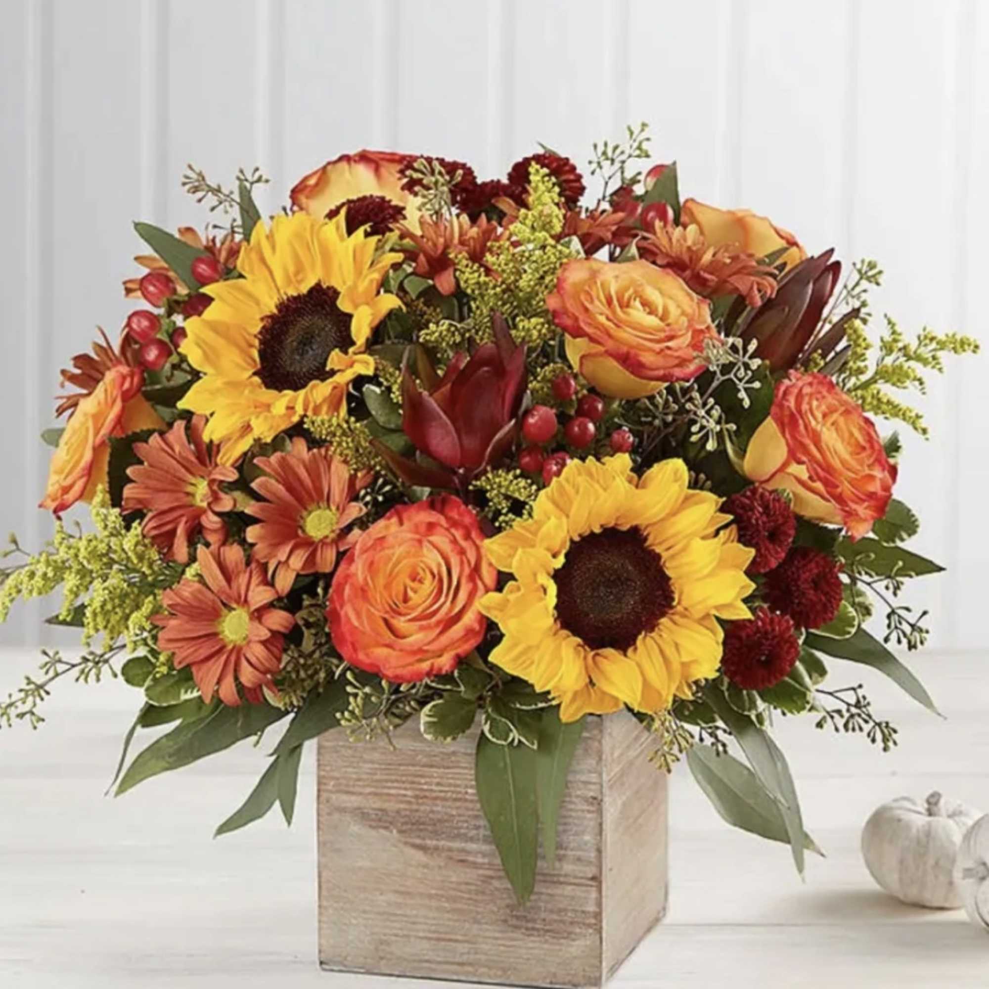  The color and charm of an autumn country harvest inspired our