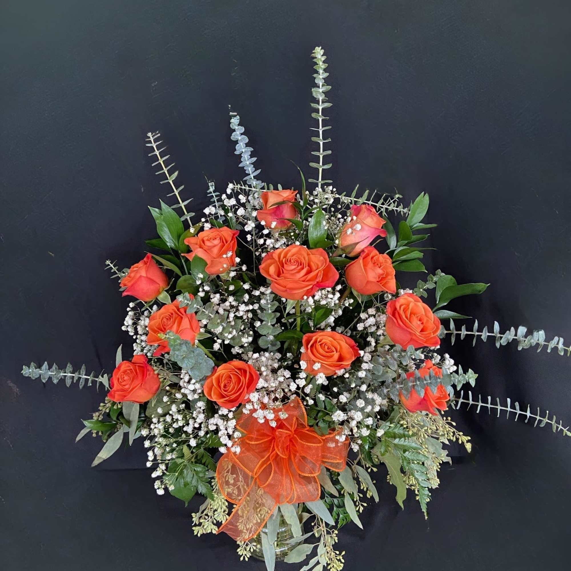 Orange-Peach roses represent enthusiasm! Send them to somebody to show your warmth