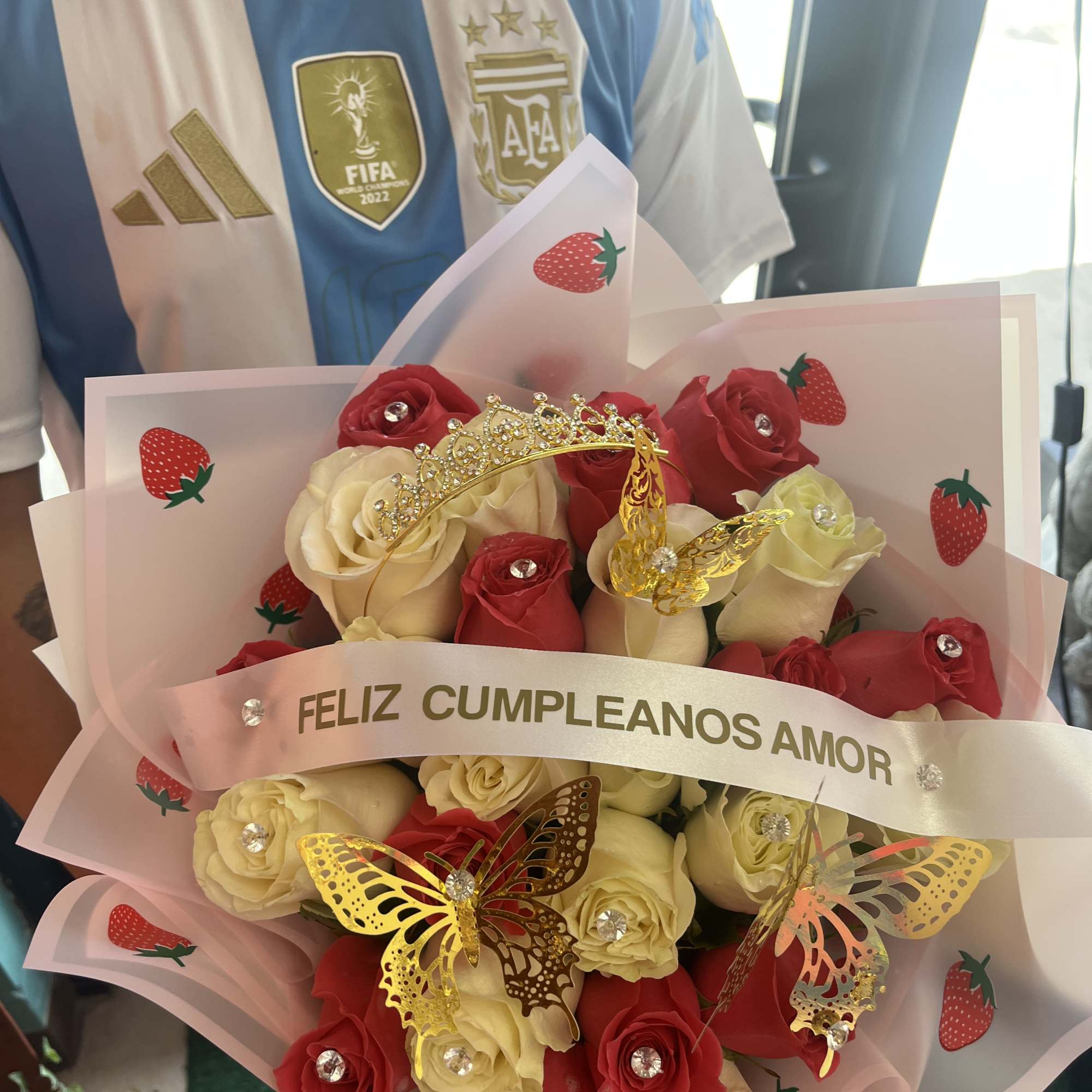 Crown and butterflies are added in addition to gems and sash, 1-5