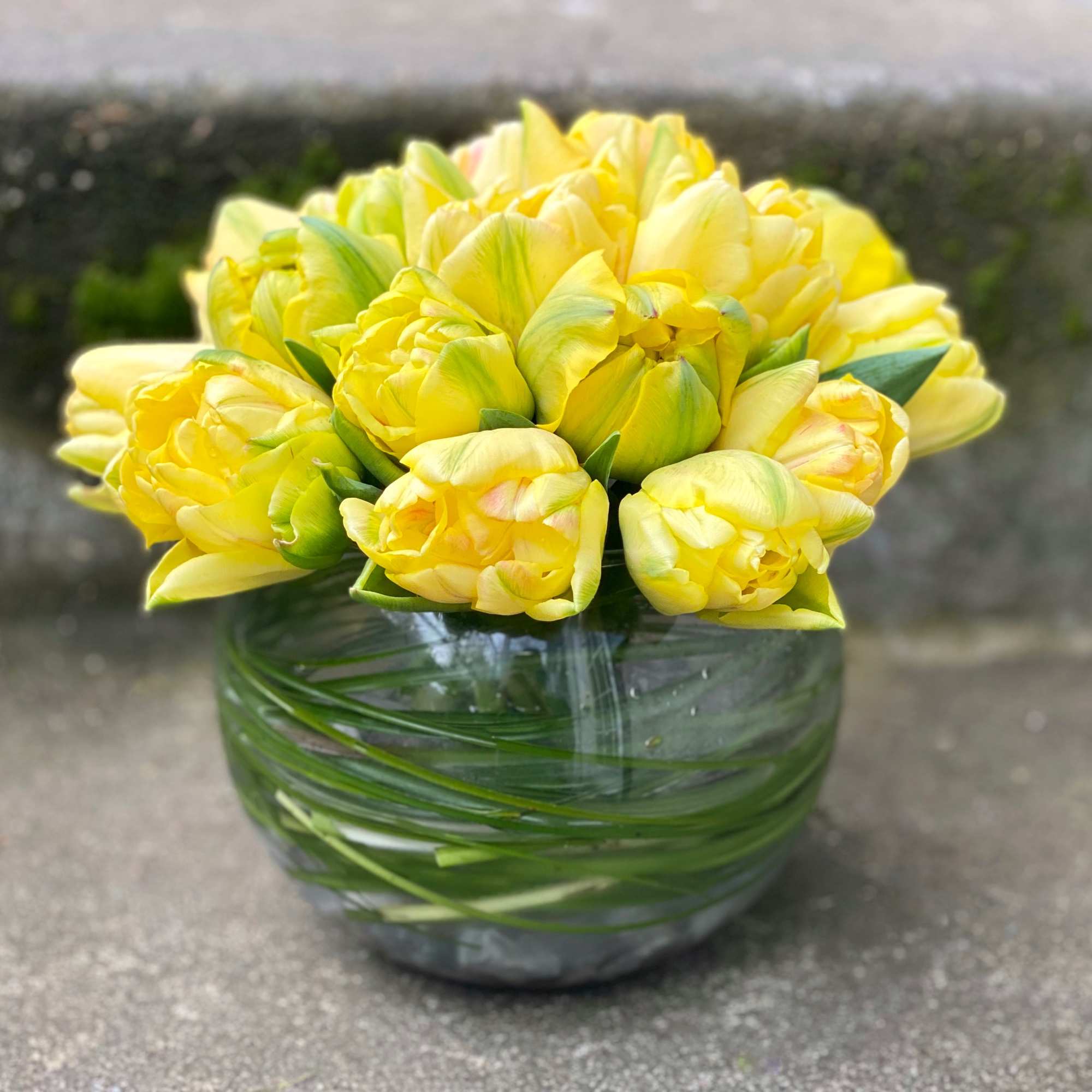 Our Tulip Bowl is a refined celebration of spring, designed to highlight