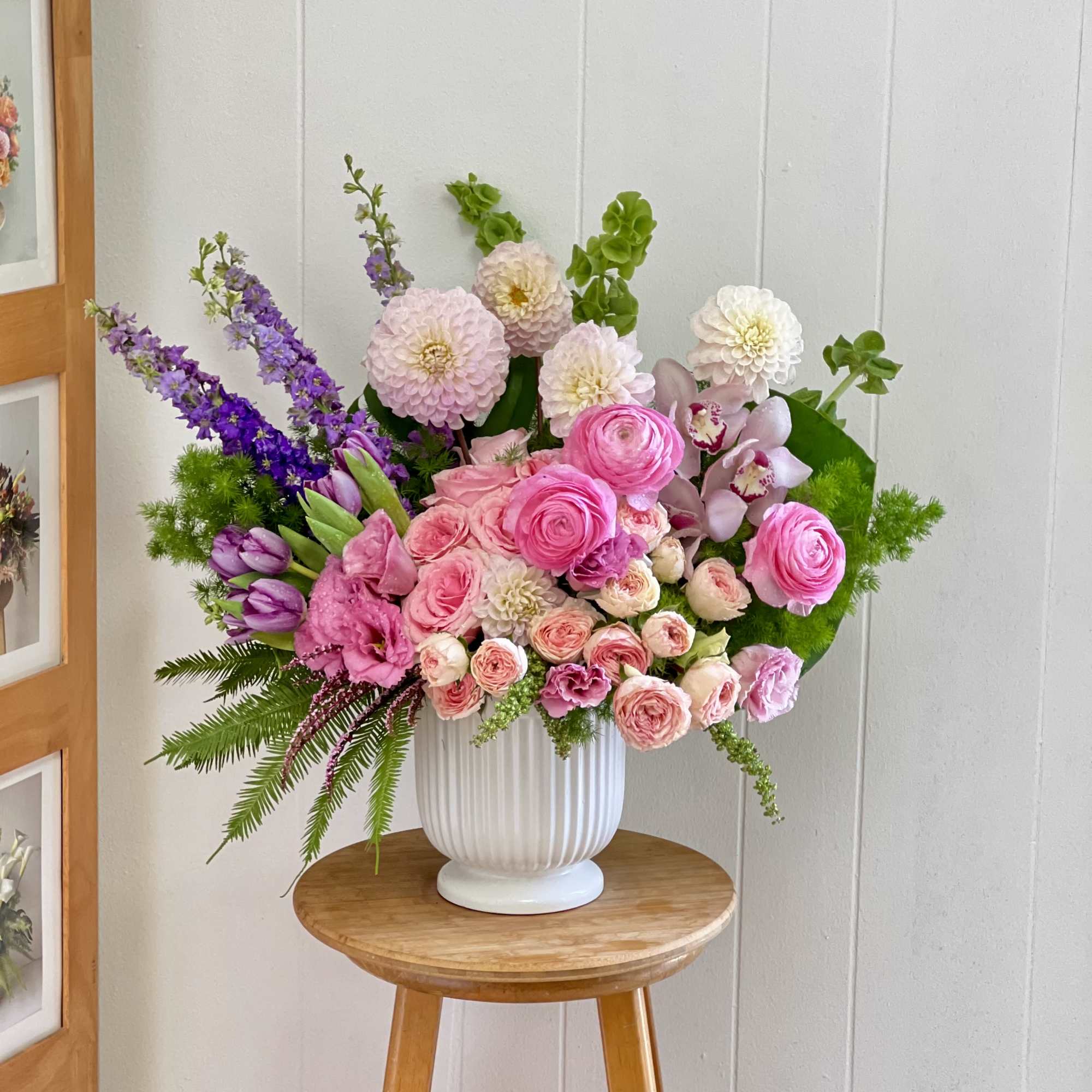 mazing You Floral Arrangement &ndash; Elegant Pink, Purple &amp; White Bouquet |