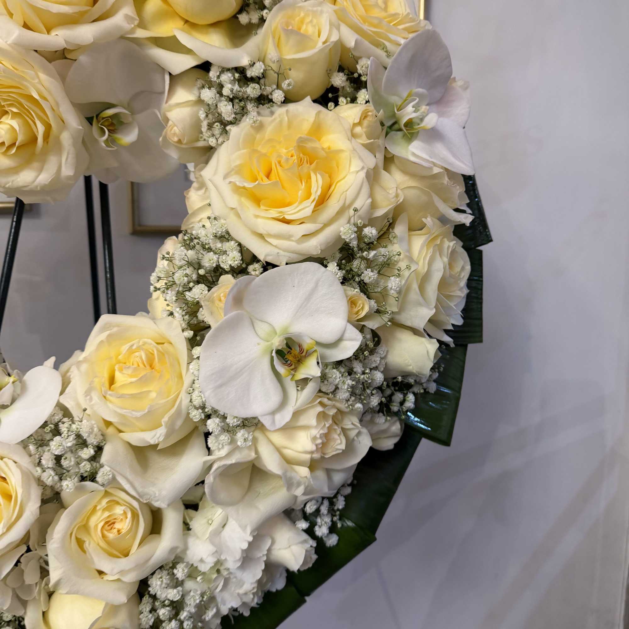just a touch of magic with very elegant roses and orchids