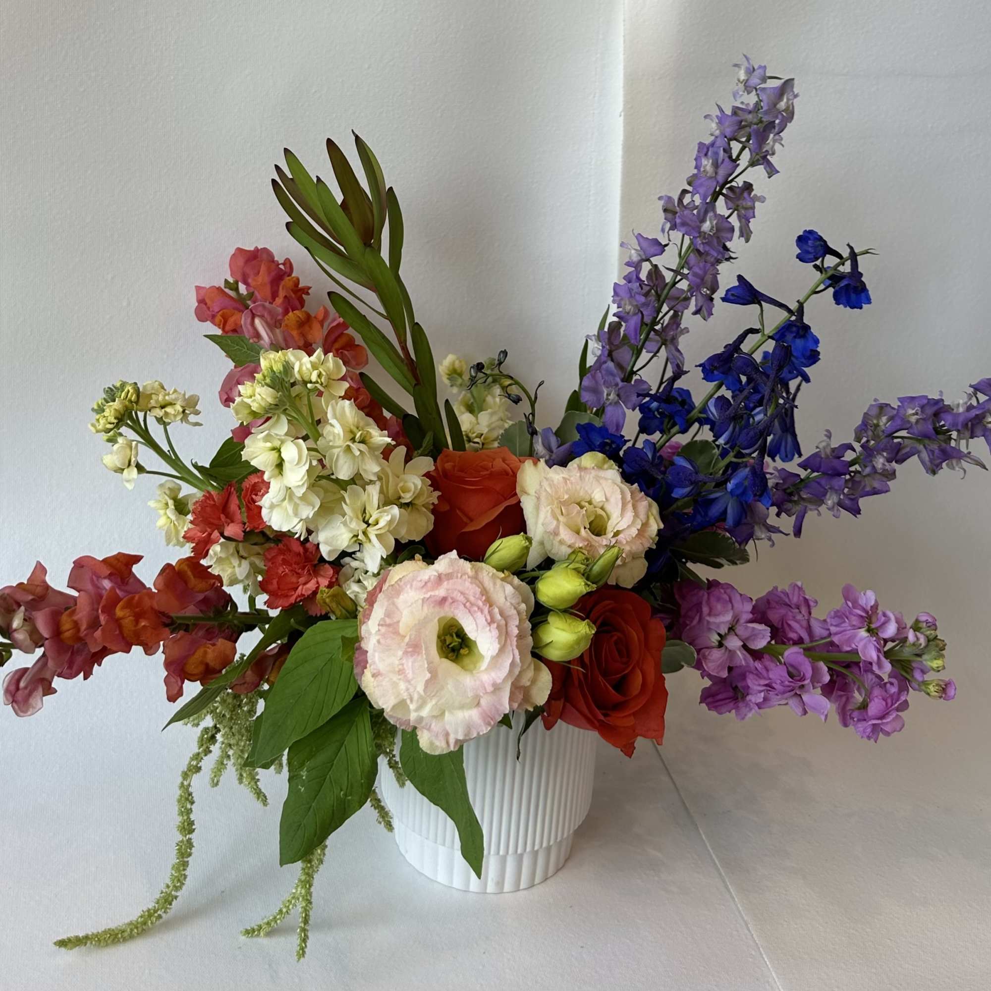 A rainbow arrangement perfect for summer!

*Flowers Subject to Change Based on Supply*