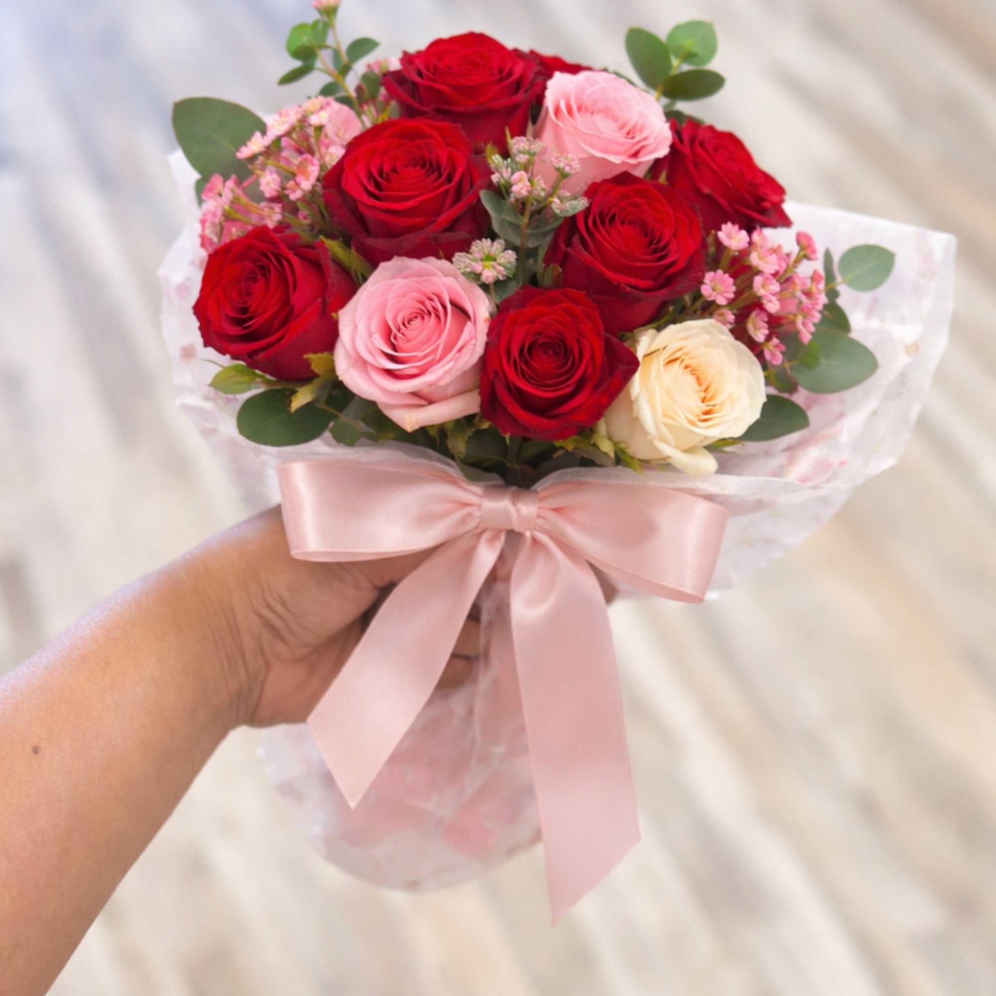 A cheerful floral gift created for Galentine&rsquo;s Day, friendship, and self-care moments.