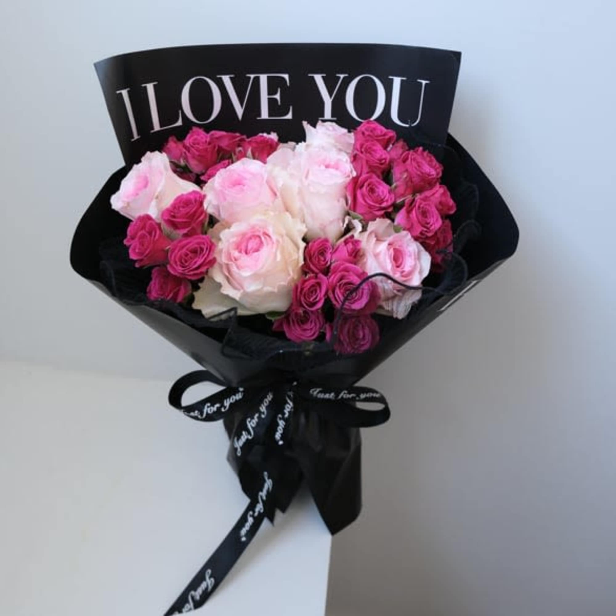 A blush‑pink dream made of roses &mdash; soft, full, and impossibly romantic.