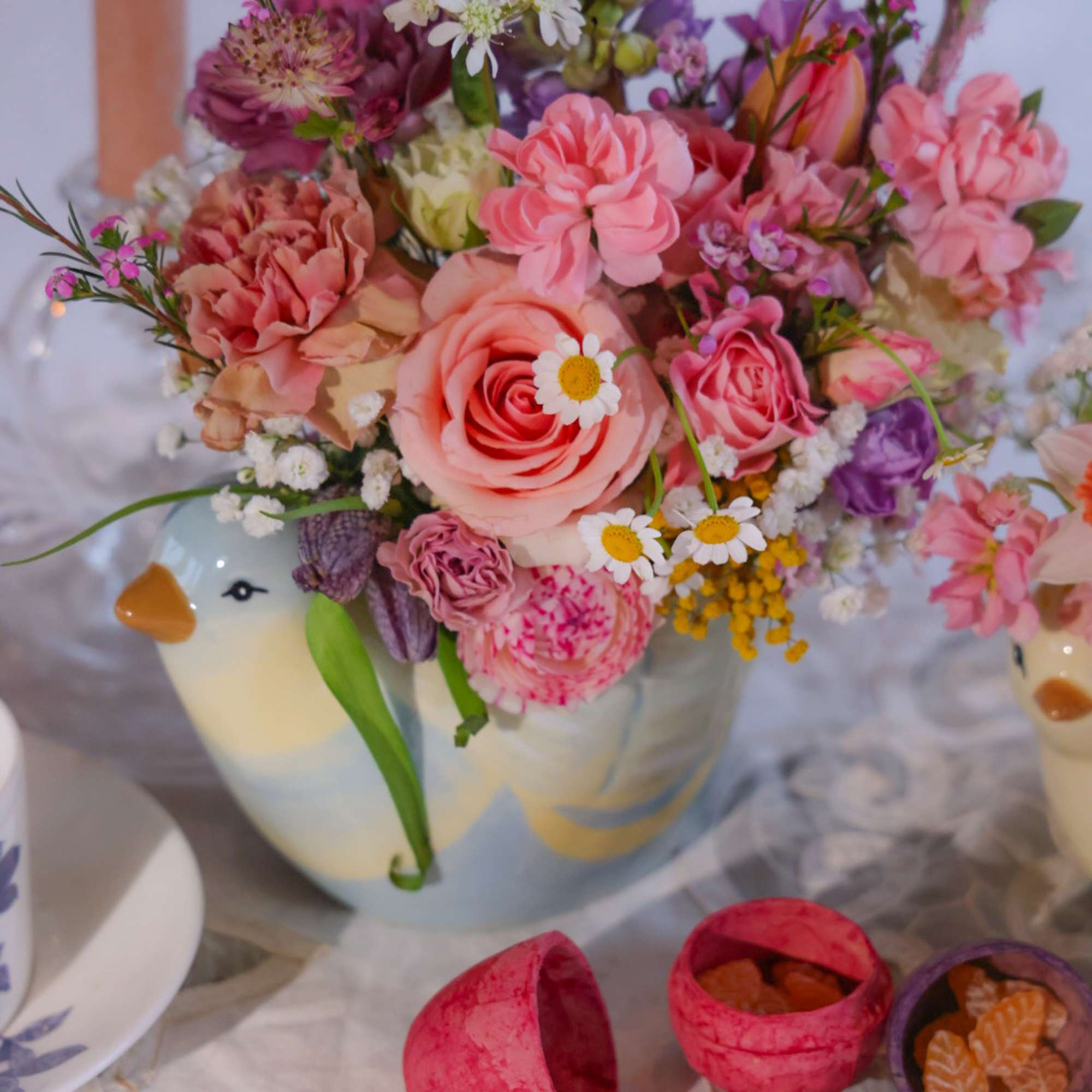 Shop our full collection on our fine art floral studio, direct website: