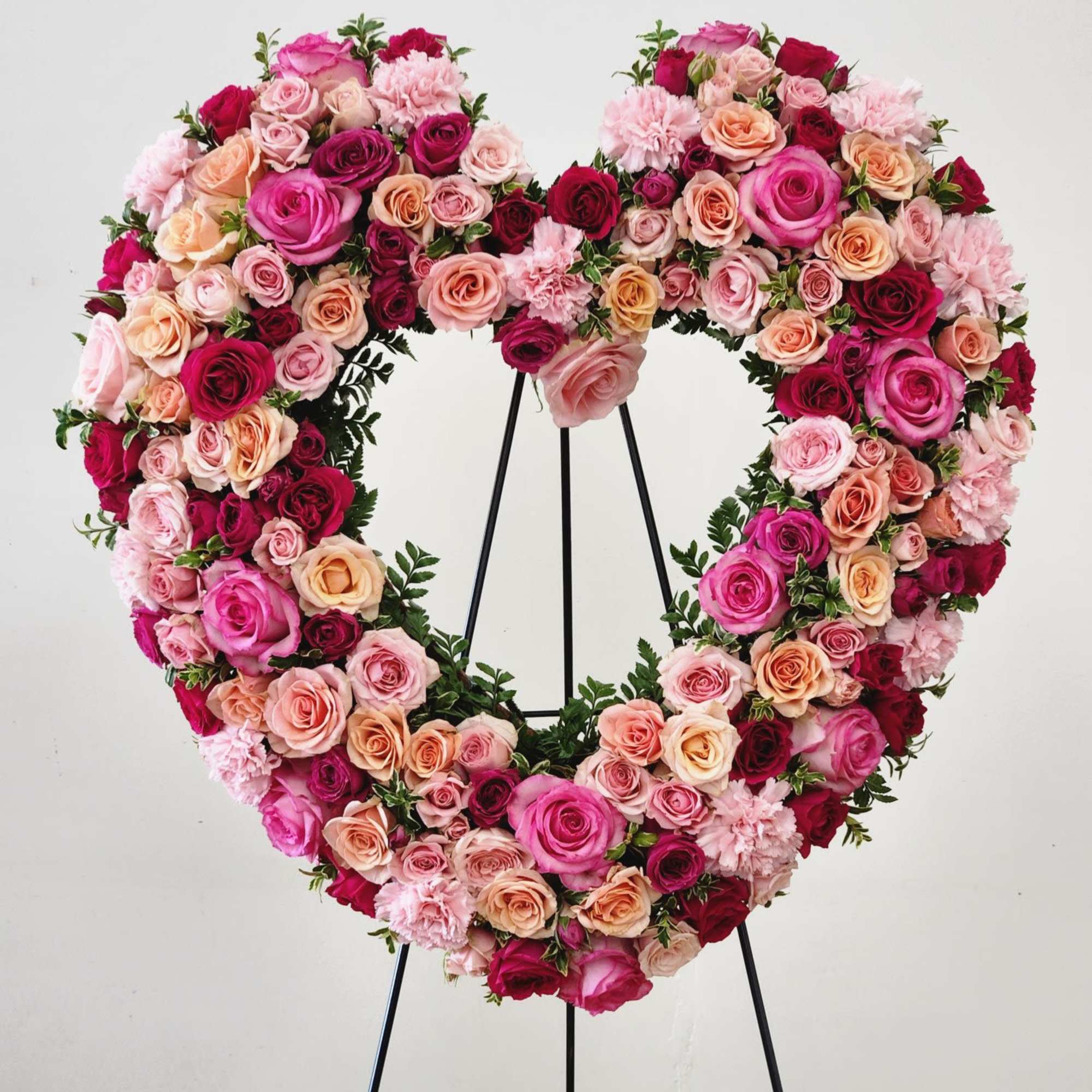 With Love and Comfort Heart A refined composition of soft pastels&mdash;blush,&amp;nbsp; soft