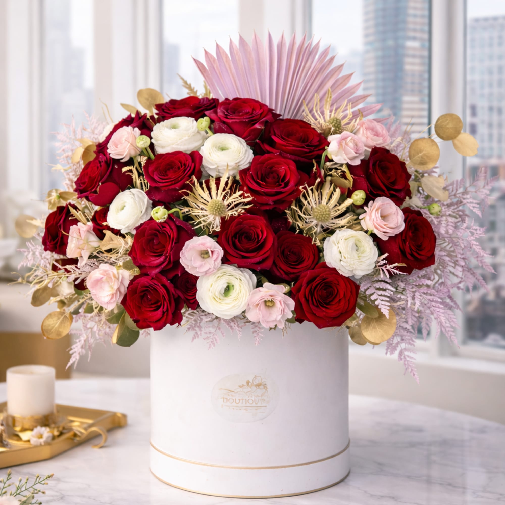 Make a statement with timeless elegance. Our In Love With You arrangement
