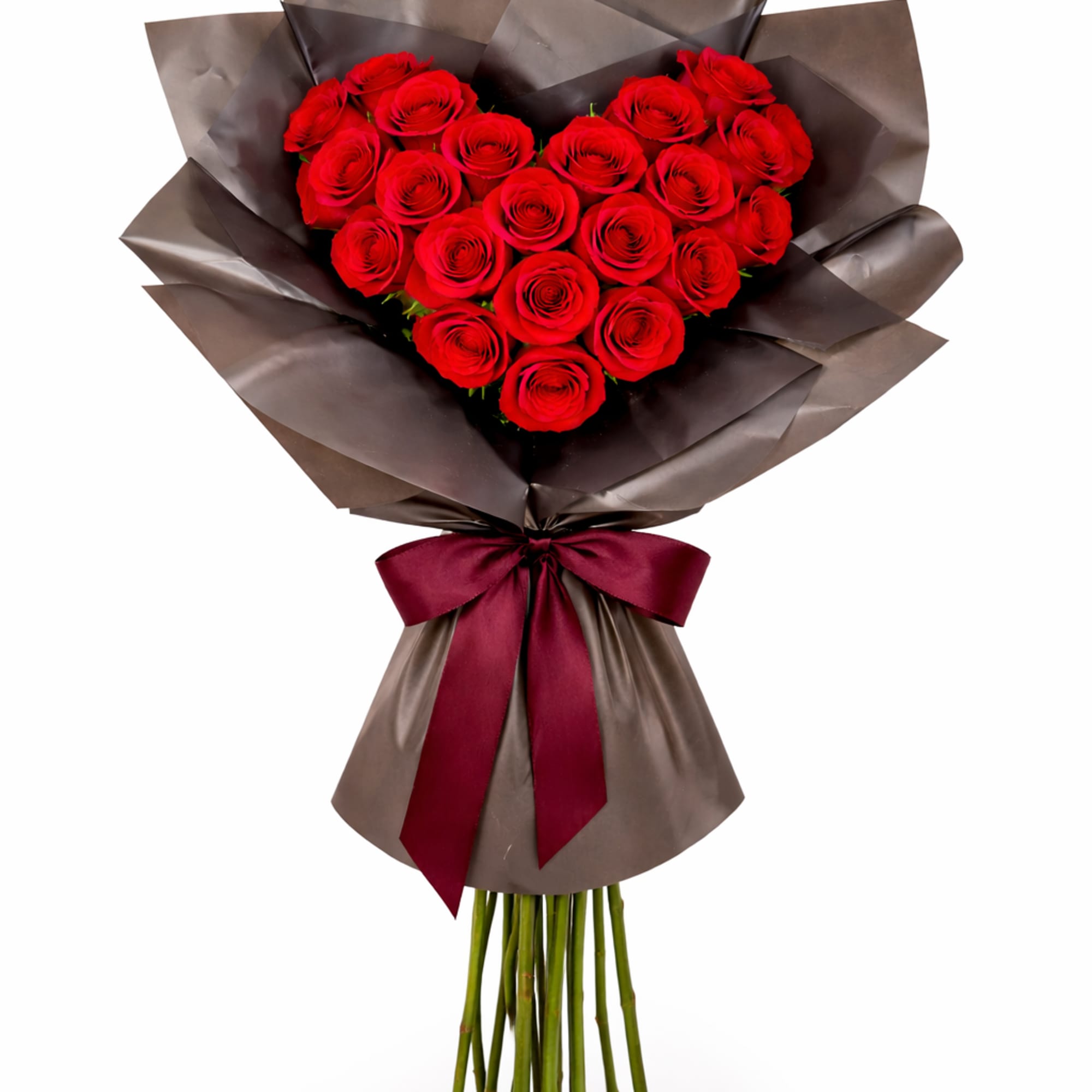 
 19 Roses - Premium Ecuadorian Heart Bouquet ( Standard)
40  Roses