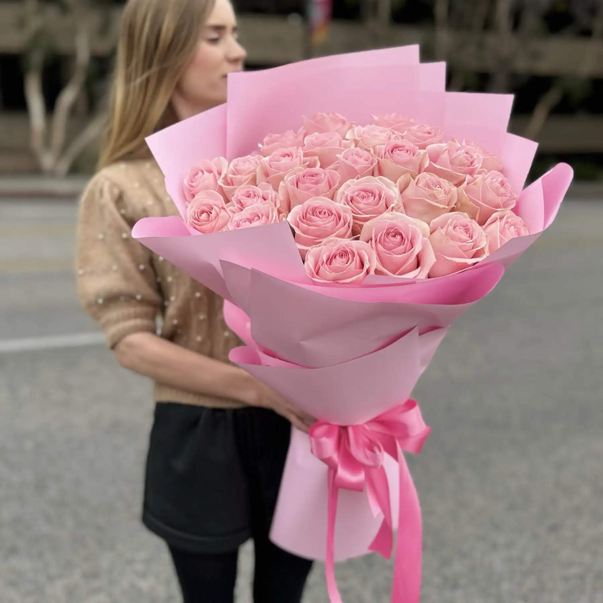 Celebrate love and admiration with Pink Perfection arrangement - the perfect romantic