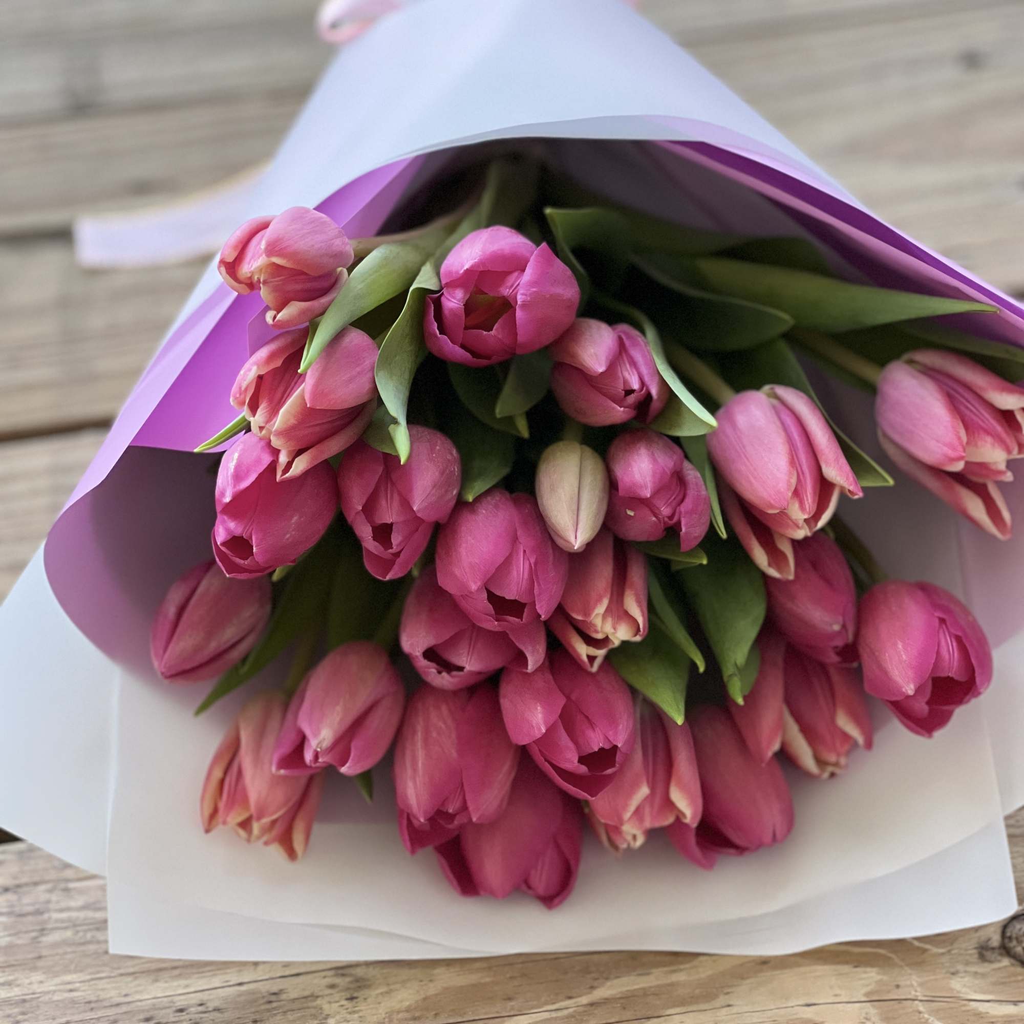 Note: Flowers colors may be substituted with another color depending on availability.