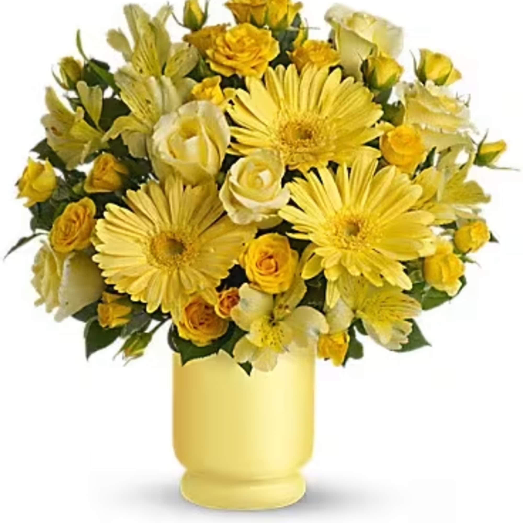 Take a walk on the sunny side with brilliant yellow flowers in