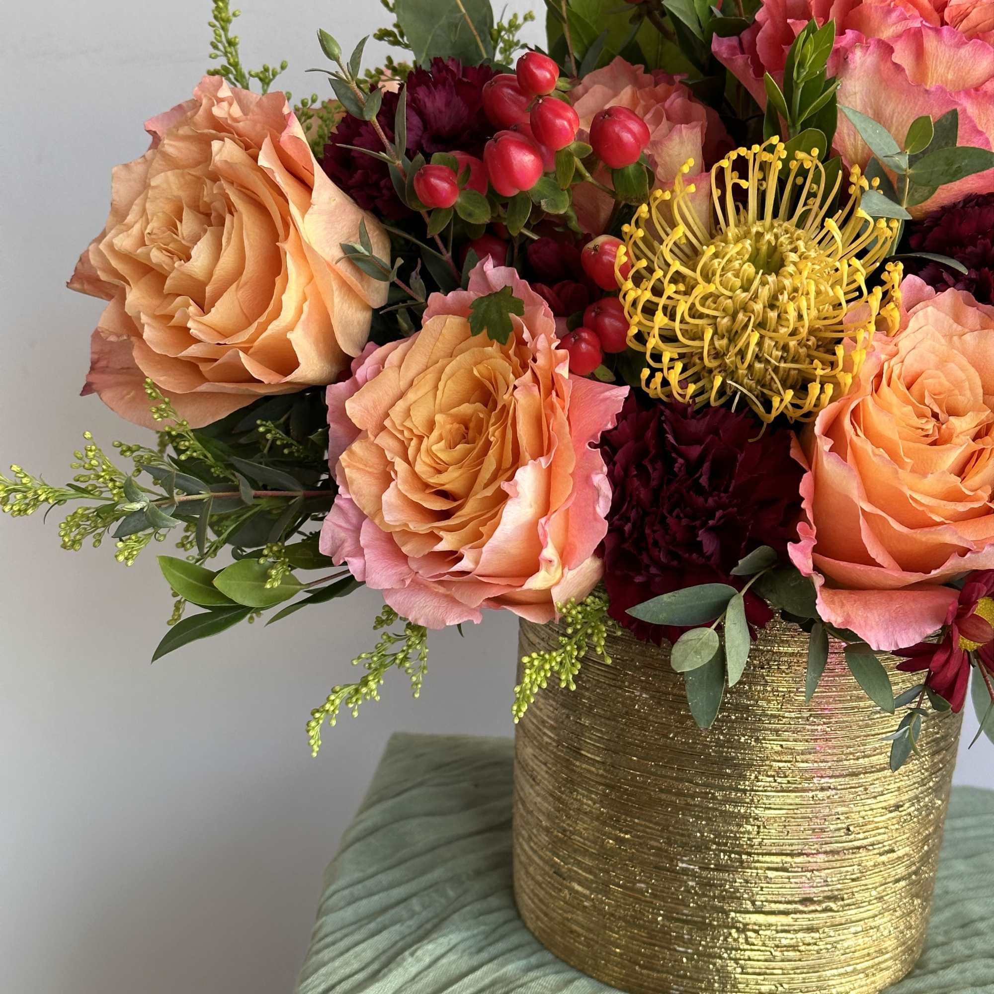 Always orange &ndash; with love and attention to every detail. The arrangement