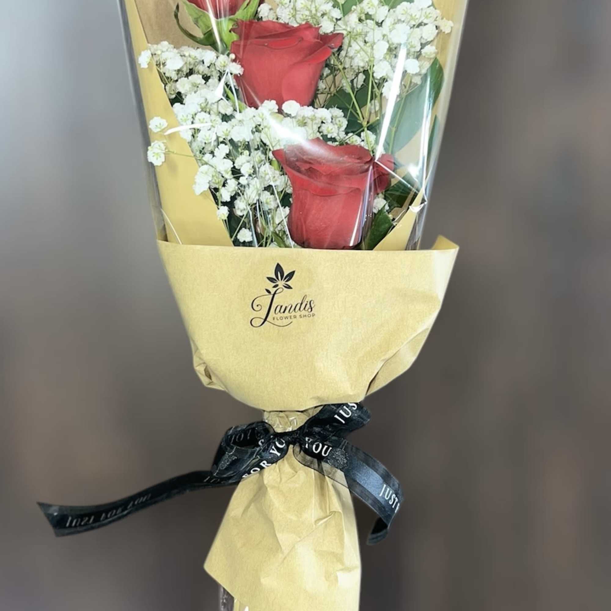ribbon Red tops Flower も*も様