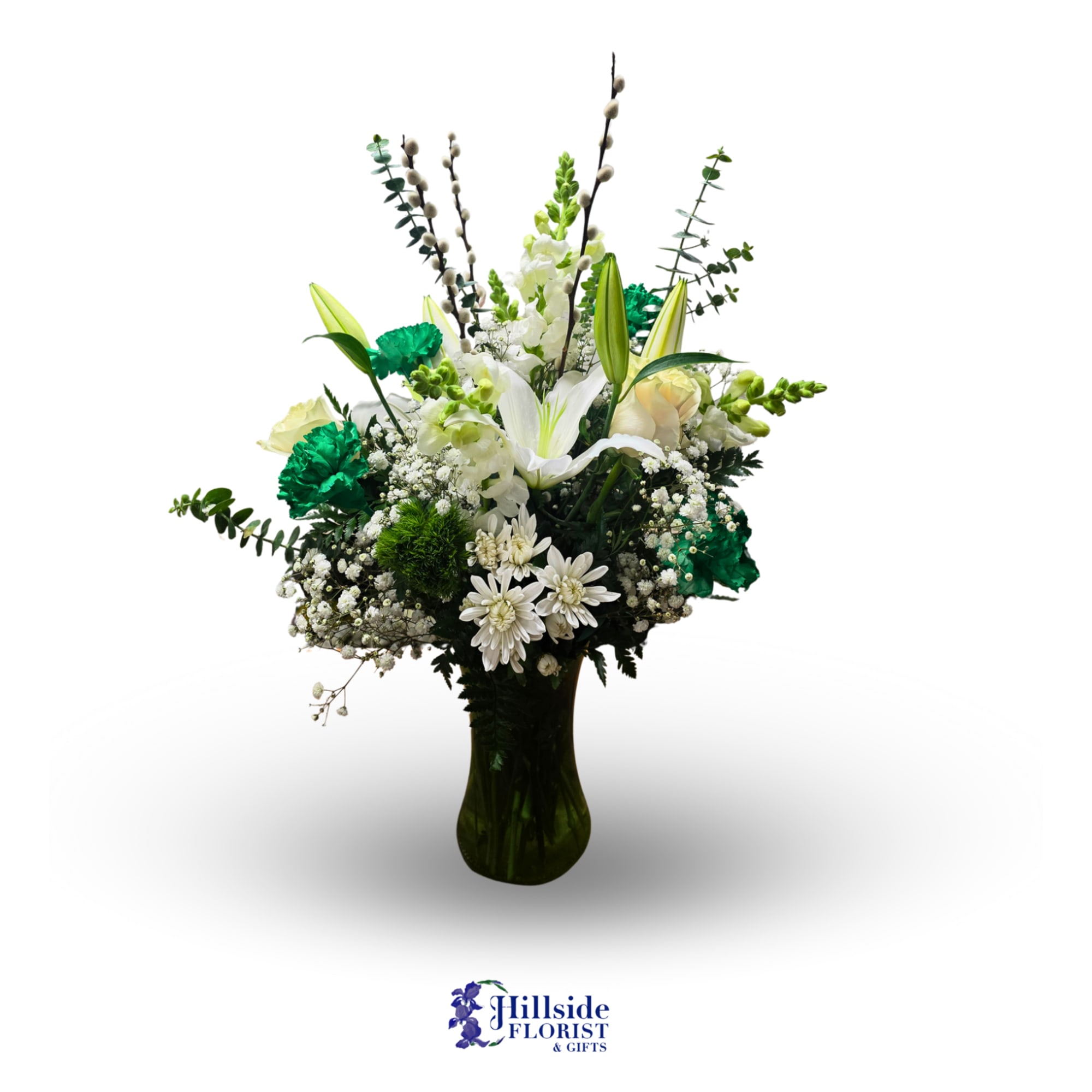 Irish eyes will be smiling when you present this beautiful arrangement for