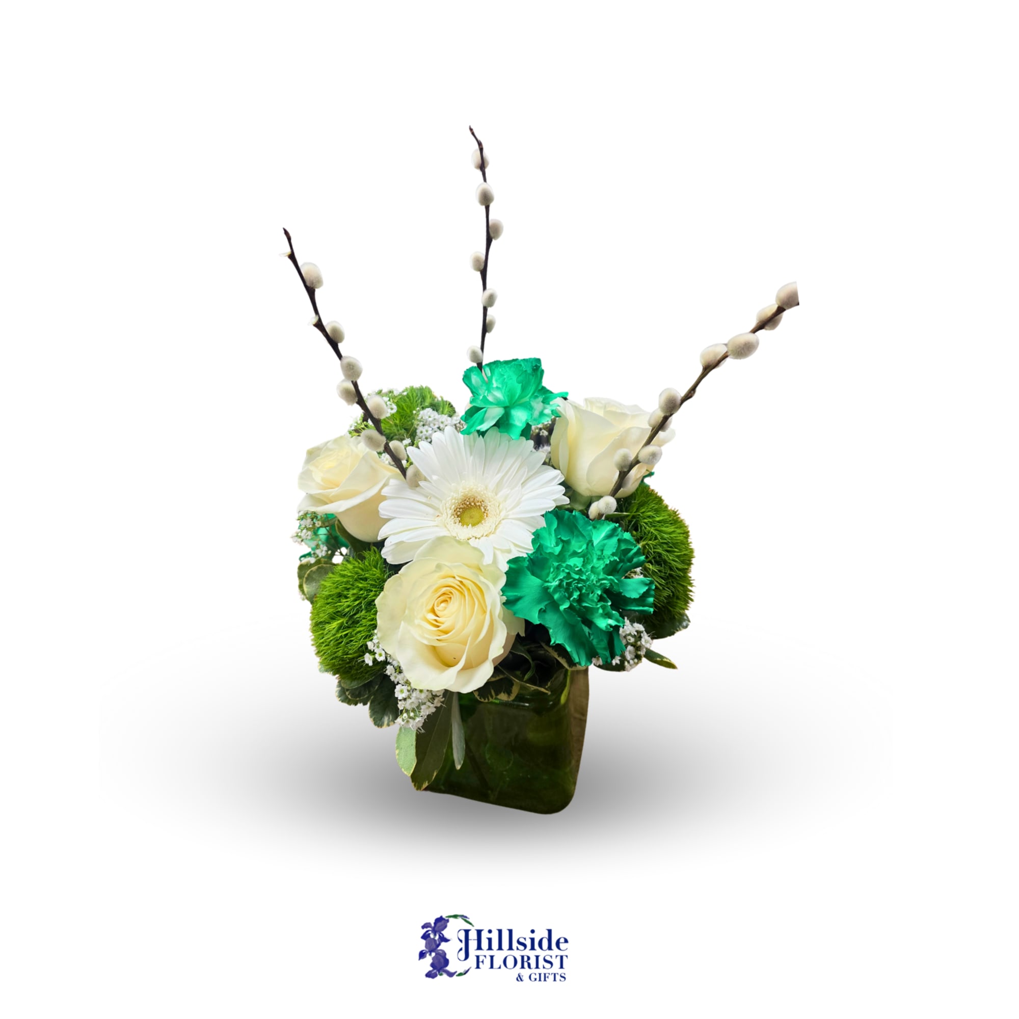 Lucky the Leprechaun left this pot of flowers for all of our