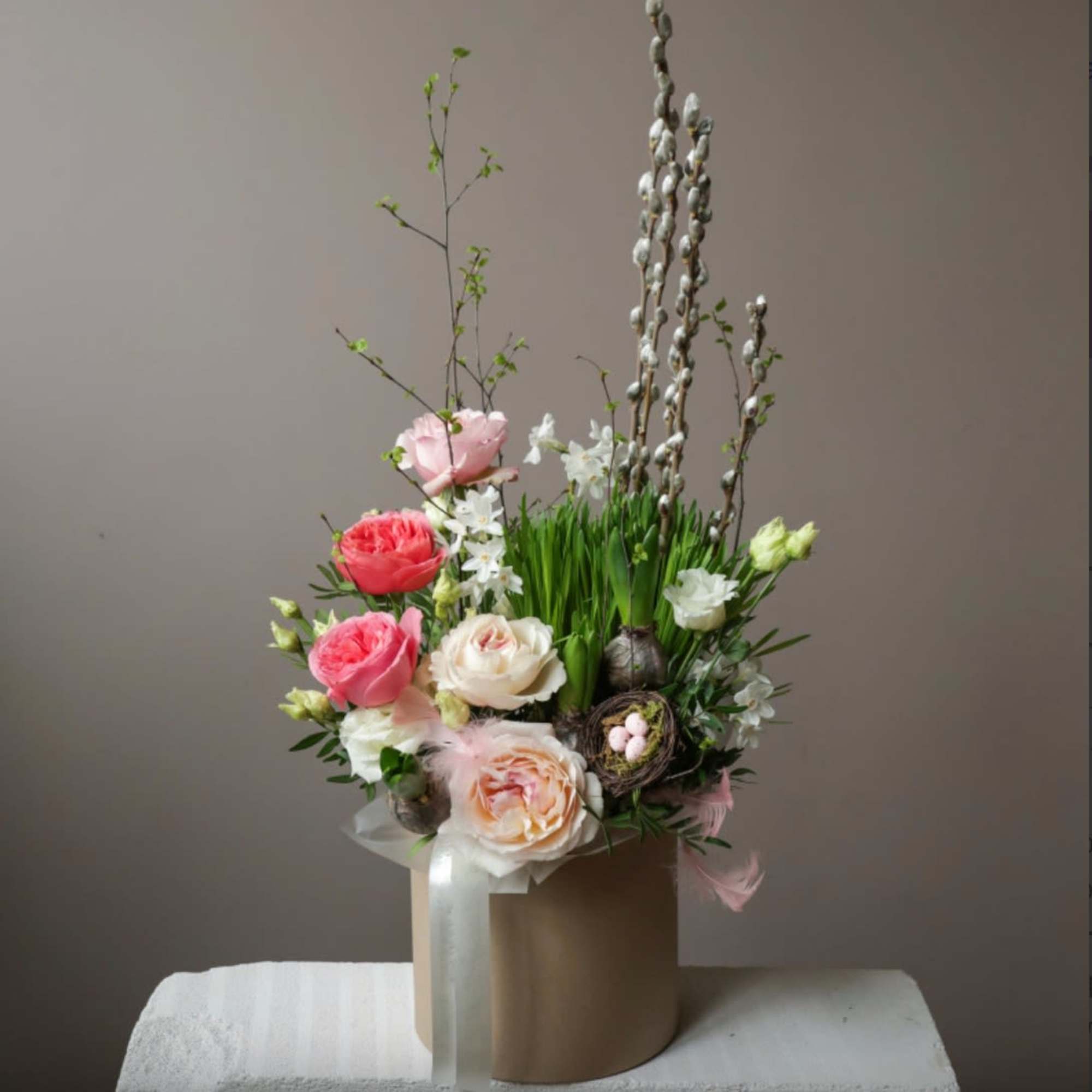 Easter flowers arrangement.