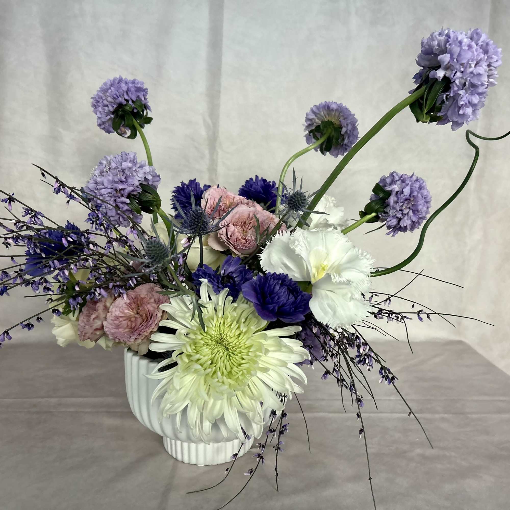 Purple and lavender blooms stand out and create a lasting impact!
A combination