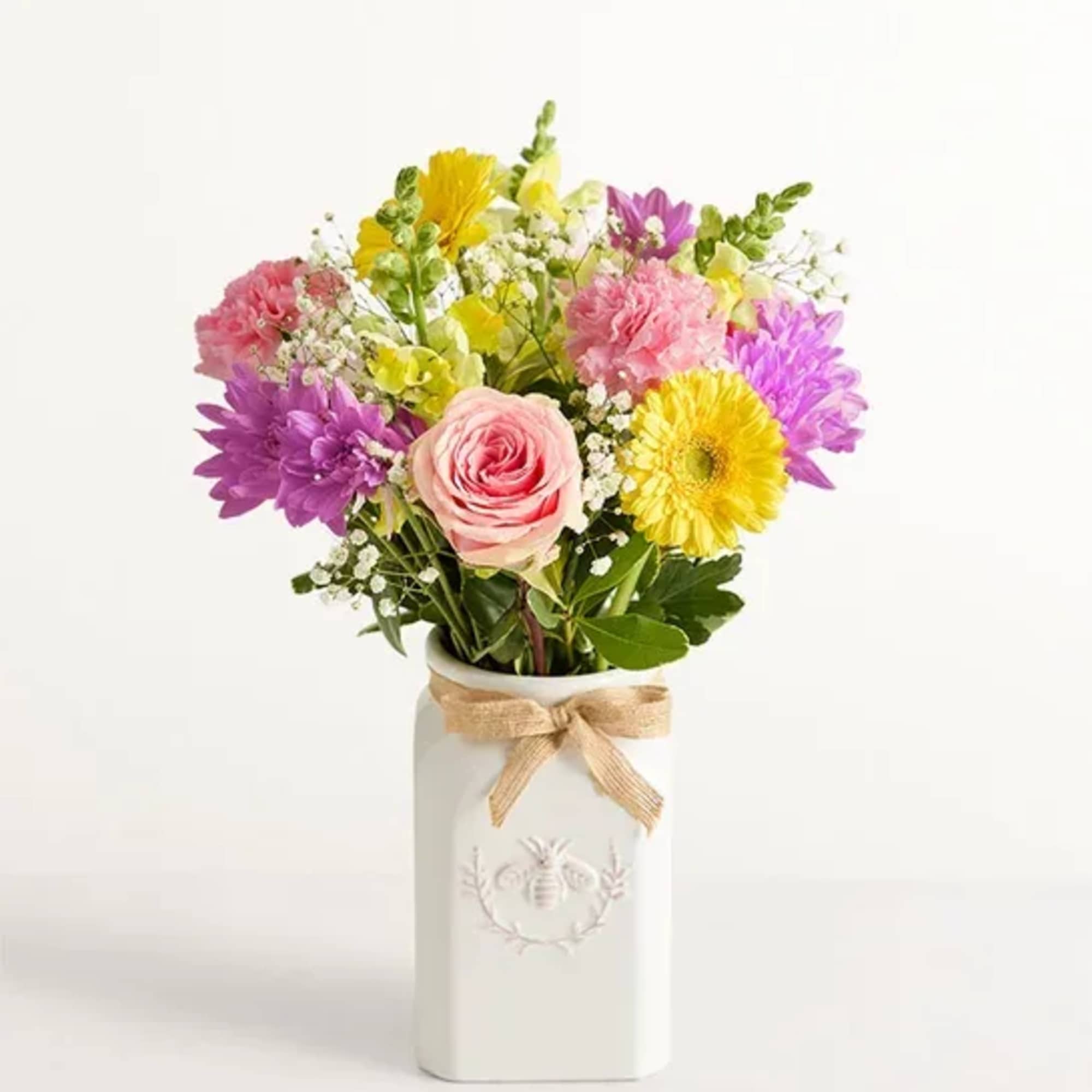 Get them buzzing for spring! Featuring a glorious mix of blooms in