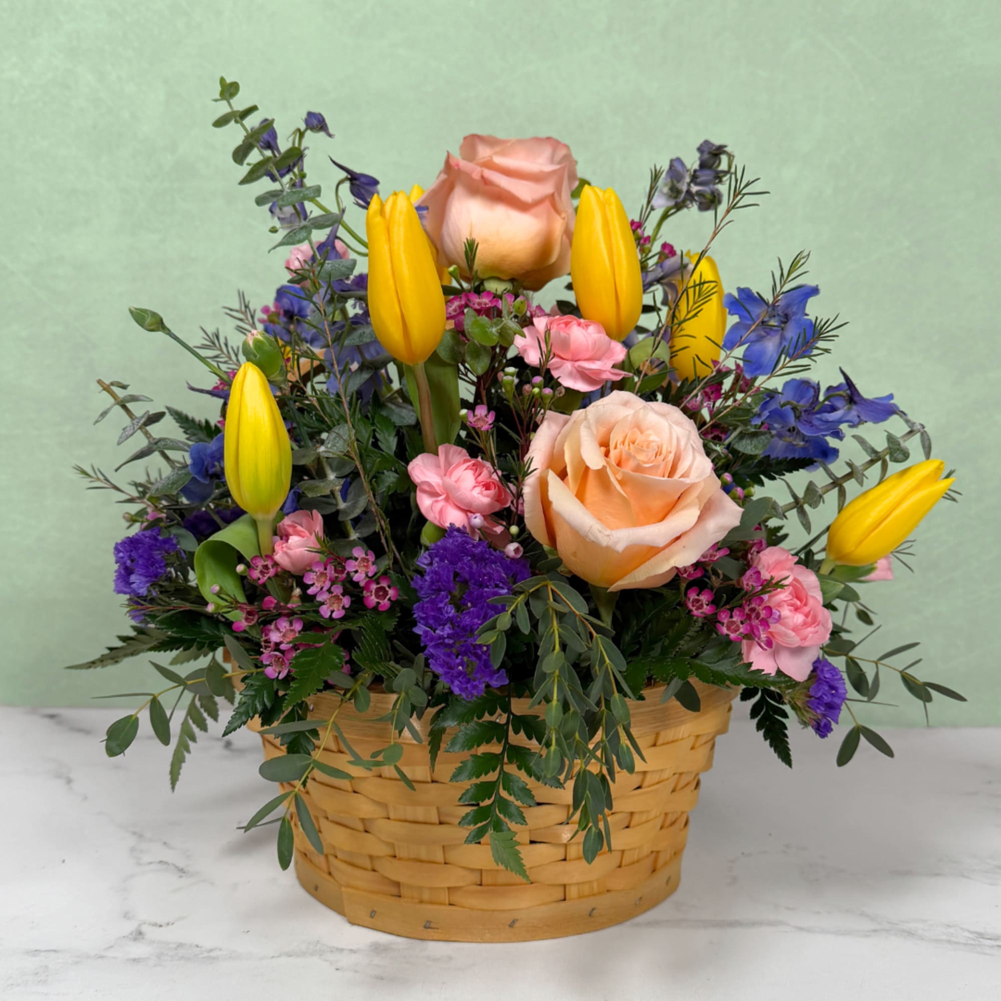 Celebrate the changing of the seasons with our Spring in Bloom Basket