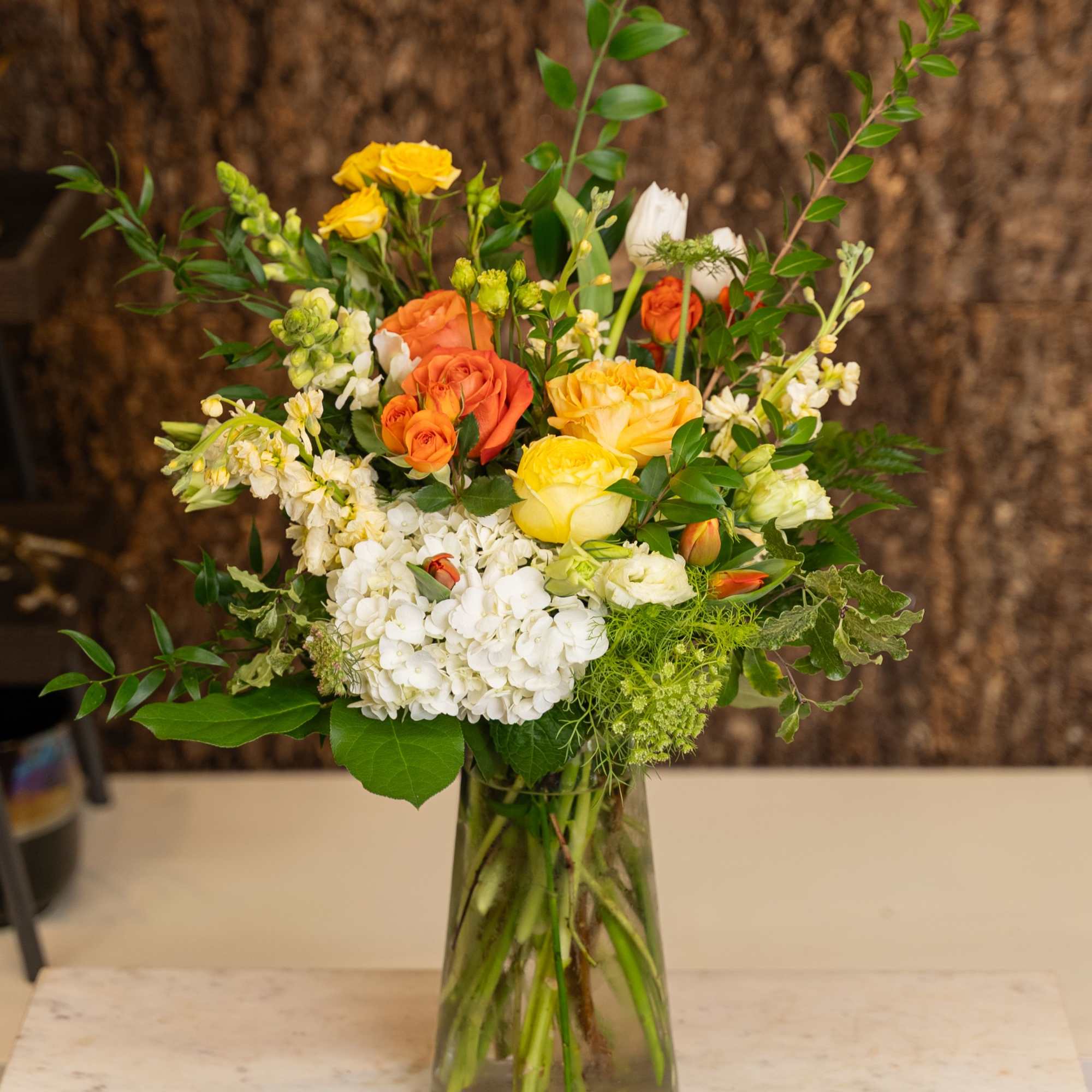 Embrace the carefree, bohemian spirit of love with "Flowers in Your Hair".