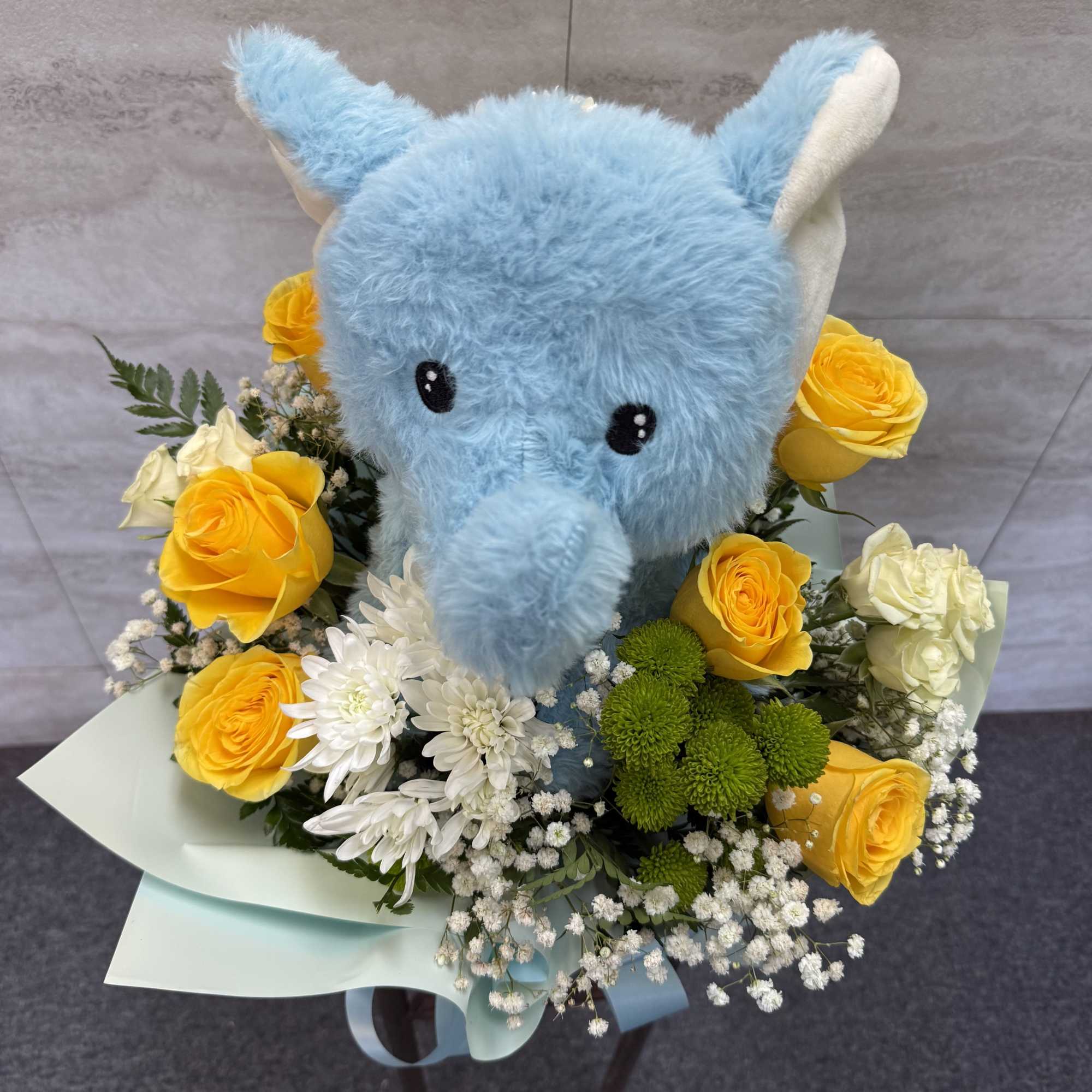 Little Prince Blooms is the perfect arrangement to celebrate a newborn baby