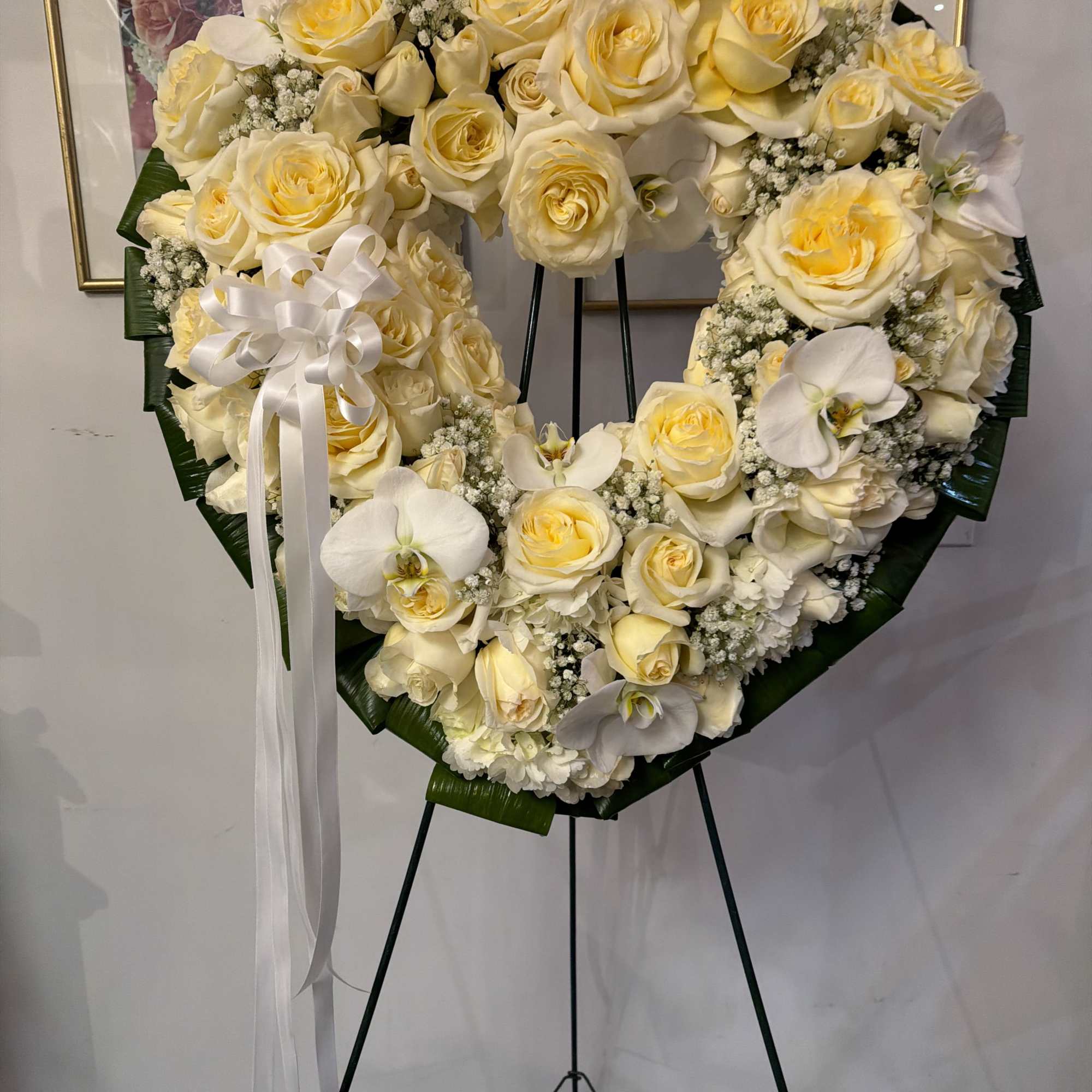 just a touch of magic with very elegant roses and orchids