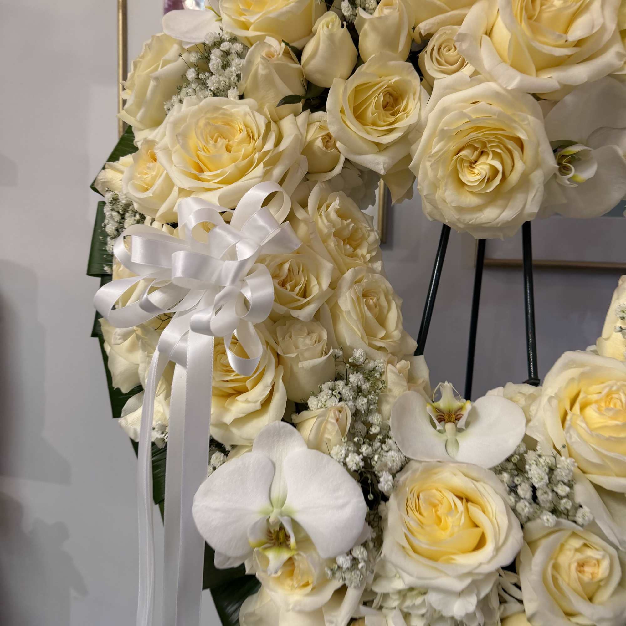just a touch of magic with very elegant roses and orchids