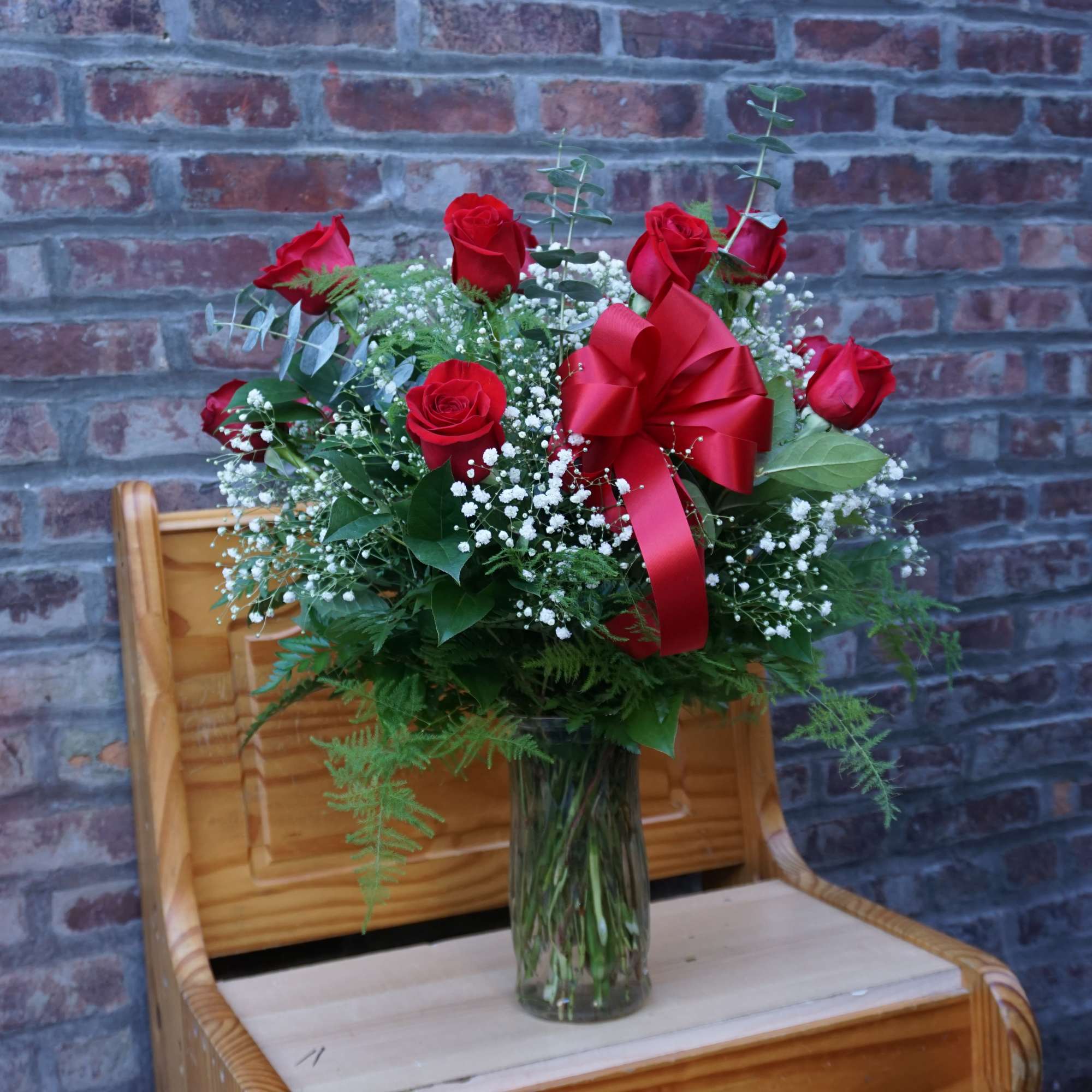 With these twelve roses, we wish you harmony &amp; completion  (