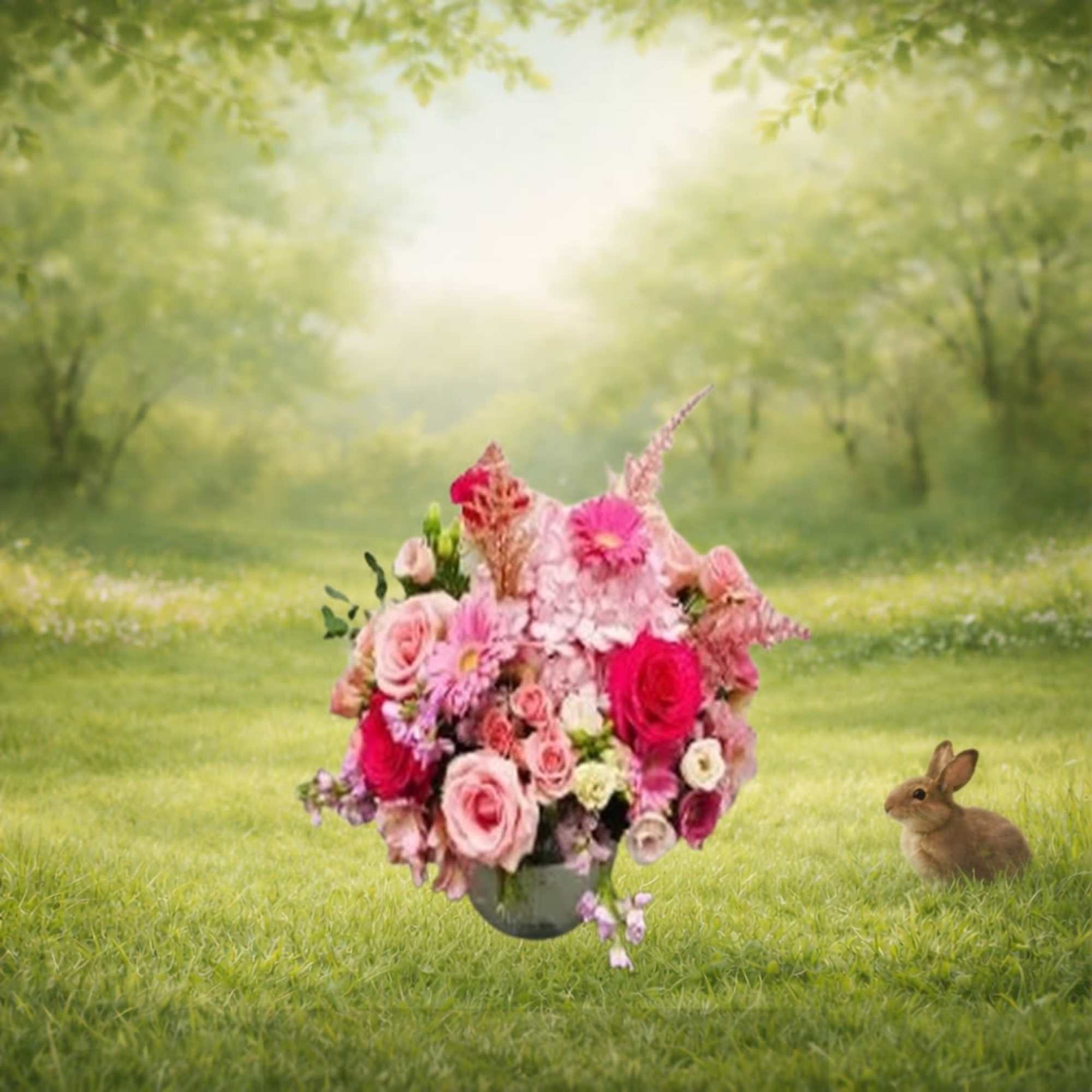 KMD2405 Pretty in Pink 
For any pink-loving person, this arrangement is a