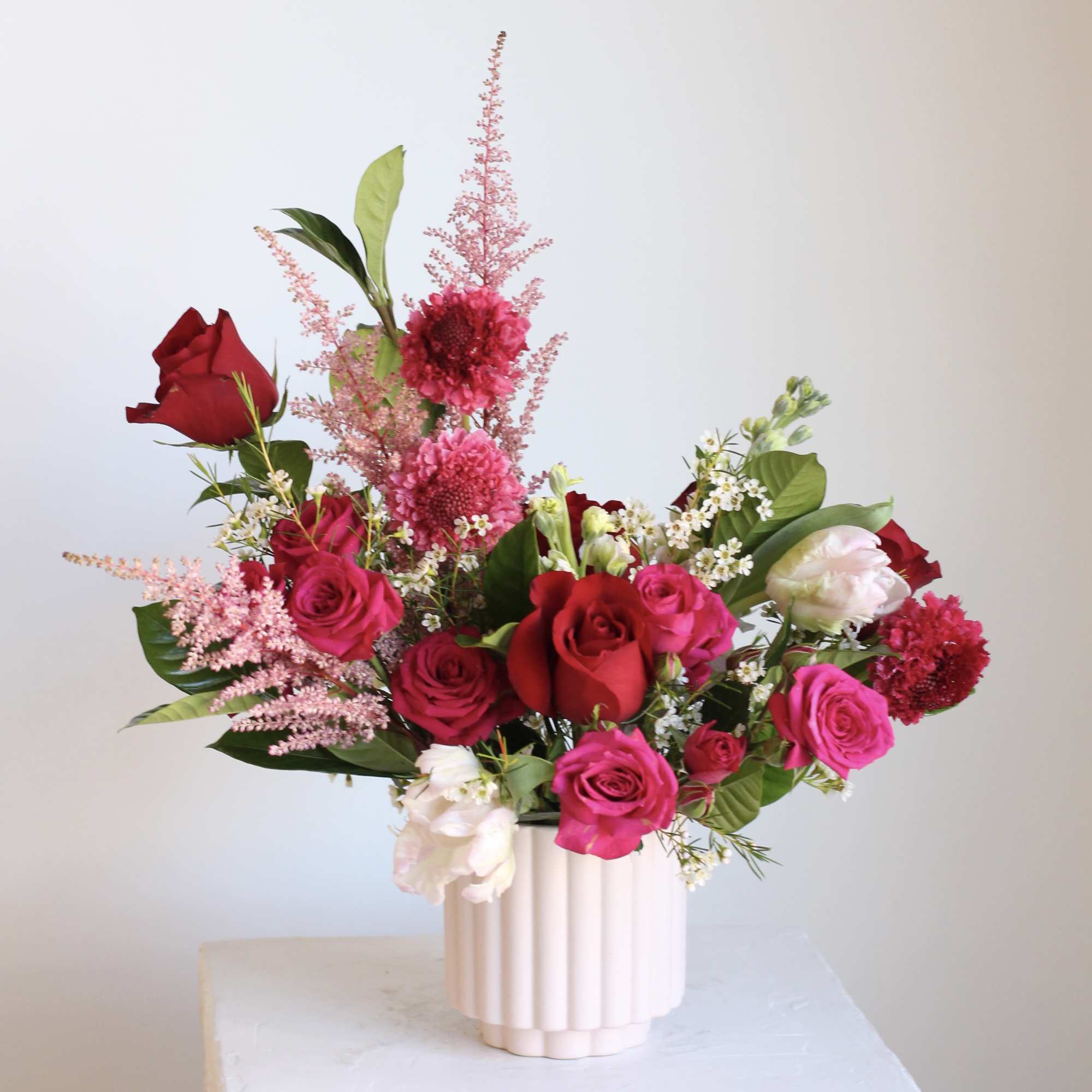 Experience the art of floristry with our Designer&rsquo;s Choice Floral Arrangement. Our