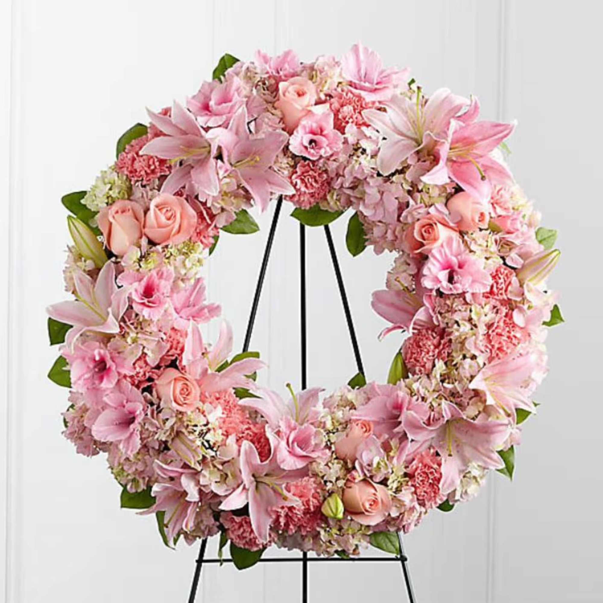 The Sleep in Peace&trade; Wreath is a soft expression of sympathy that