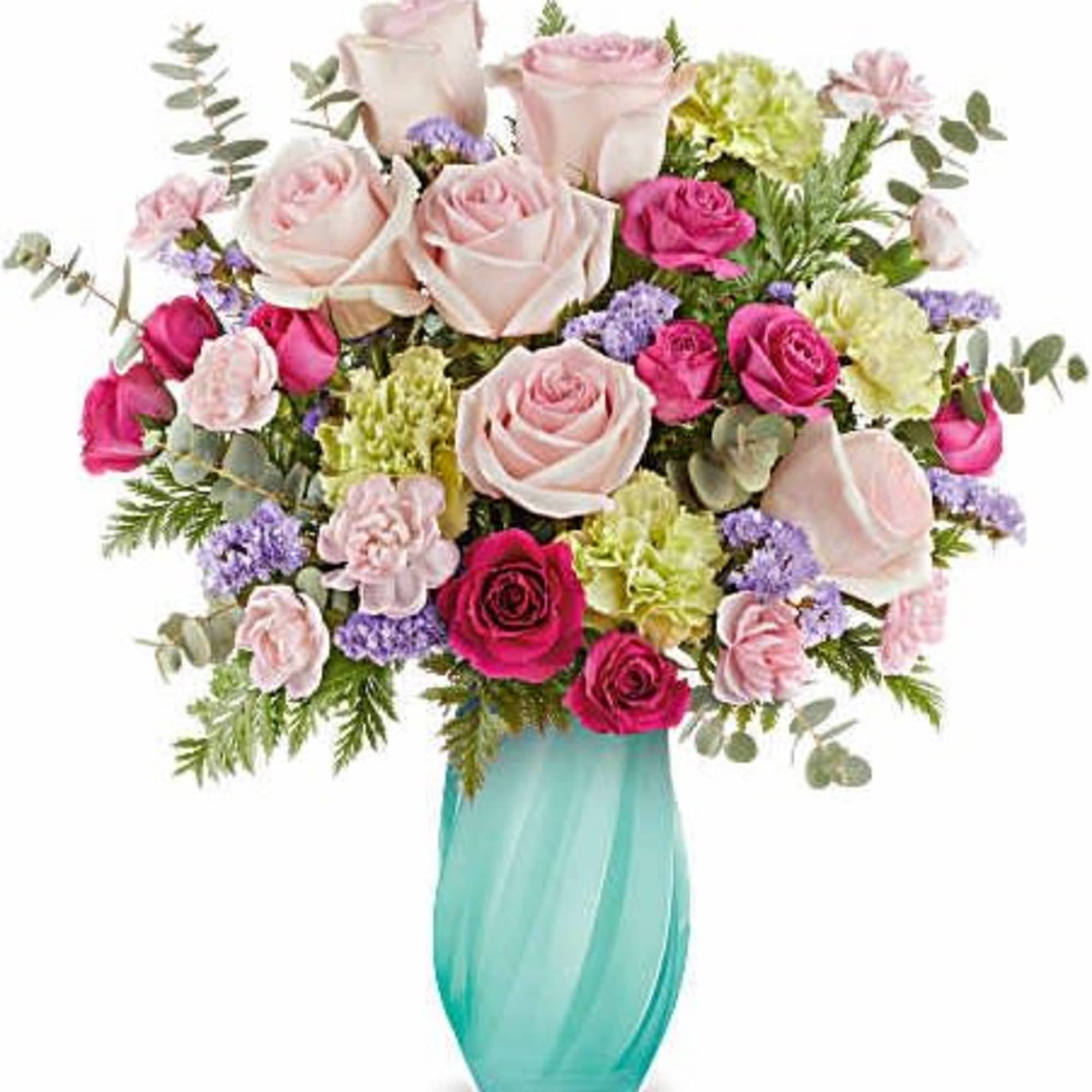Like a breath of fresh ocean air, Teleflora's Pearl Tide Bouquet blends