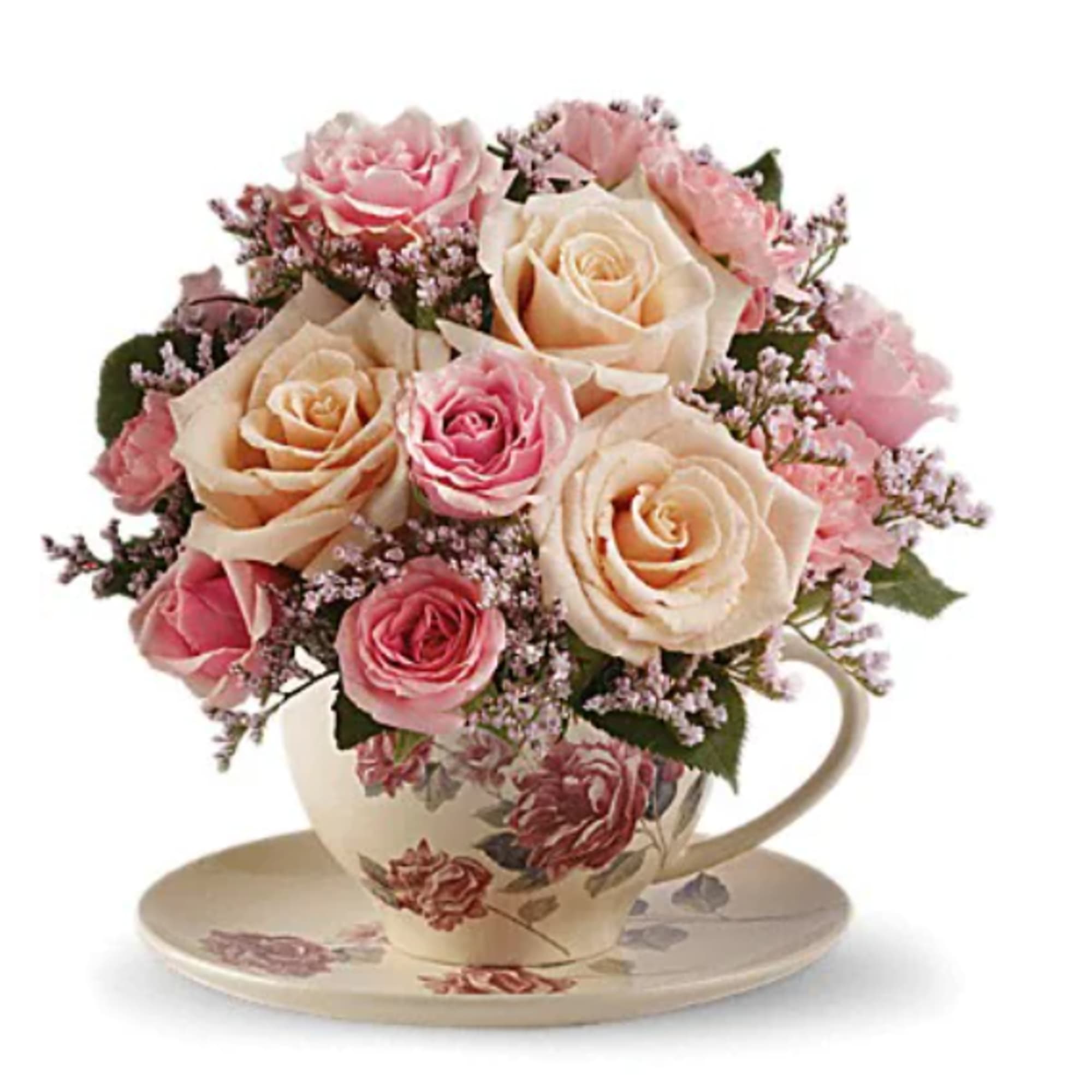 Send comfort to the recently bereaved with this sweet sympathy flower arrangement.