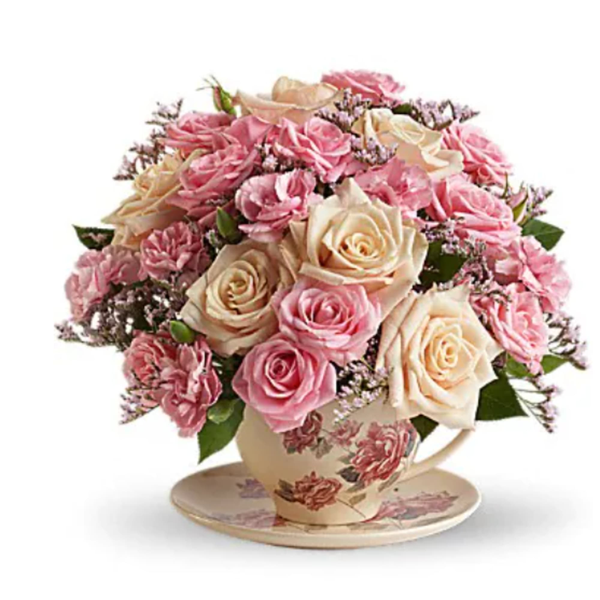 Send comfort to the recently bereaved with this sweet sympathy flower arrangement.
