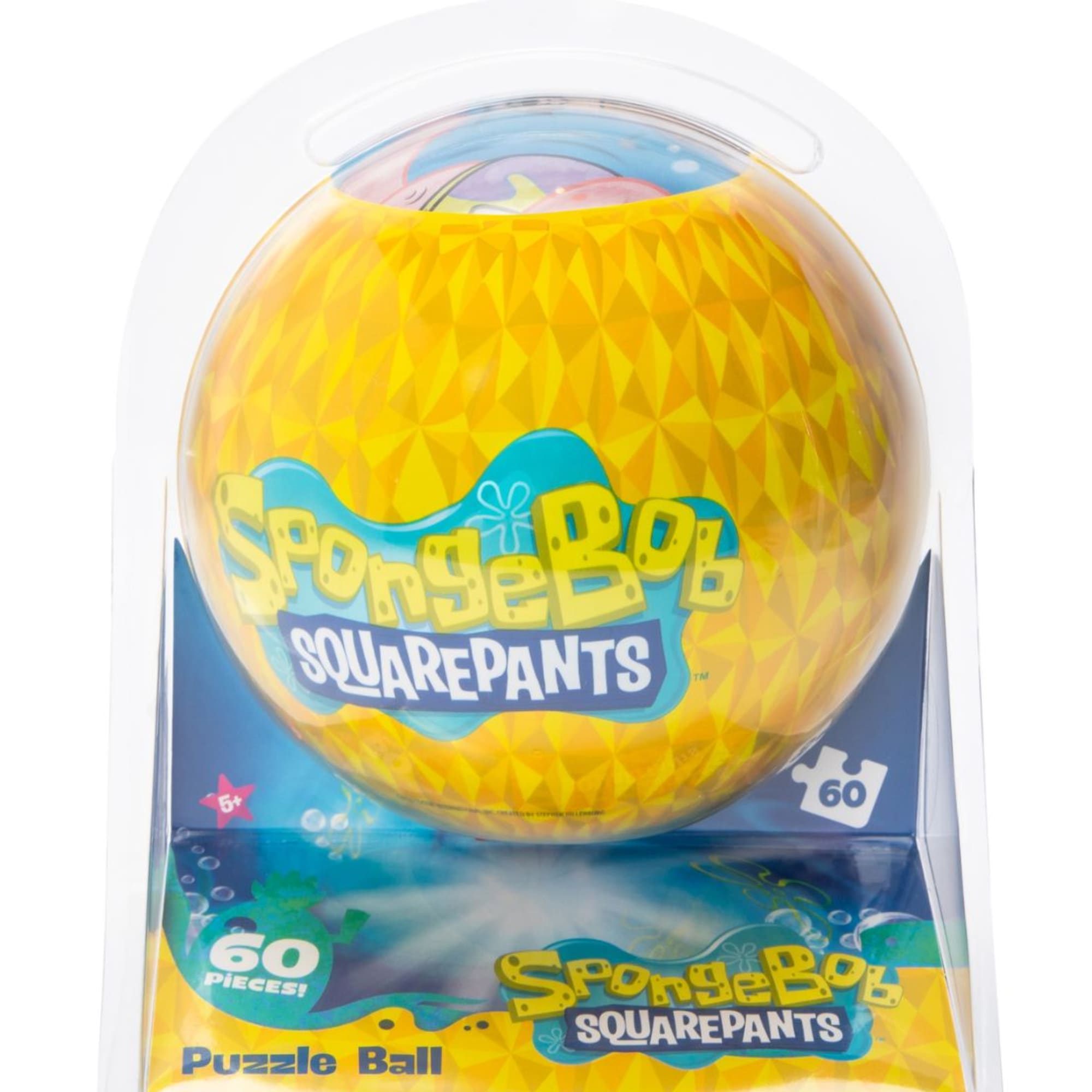 SpongeBob SquarePants puzzle ball in clear plastic packaging