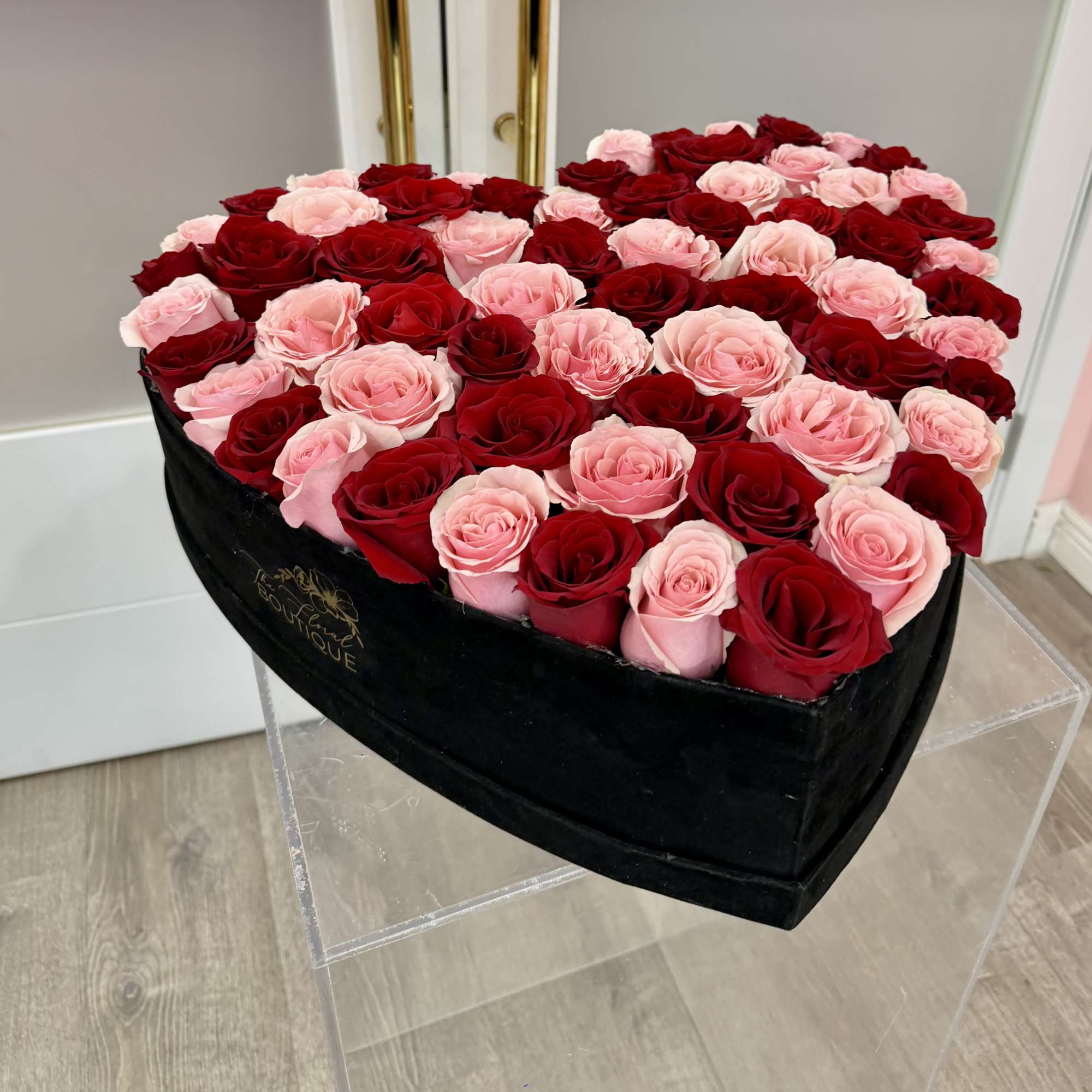 Make a statement of love with our Heart Rose Box, a luxurious