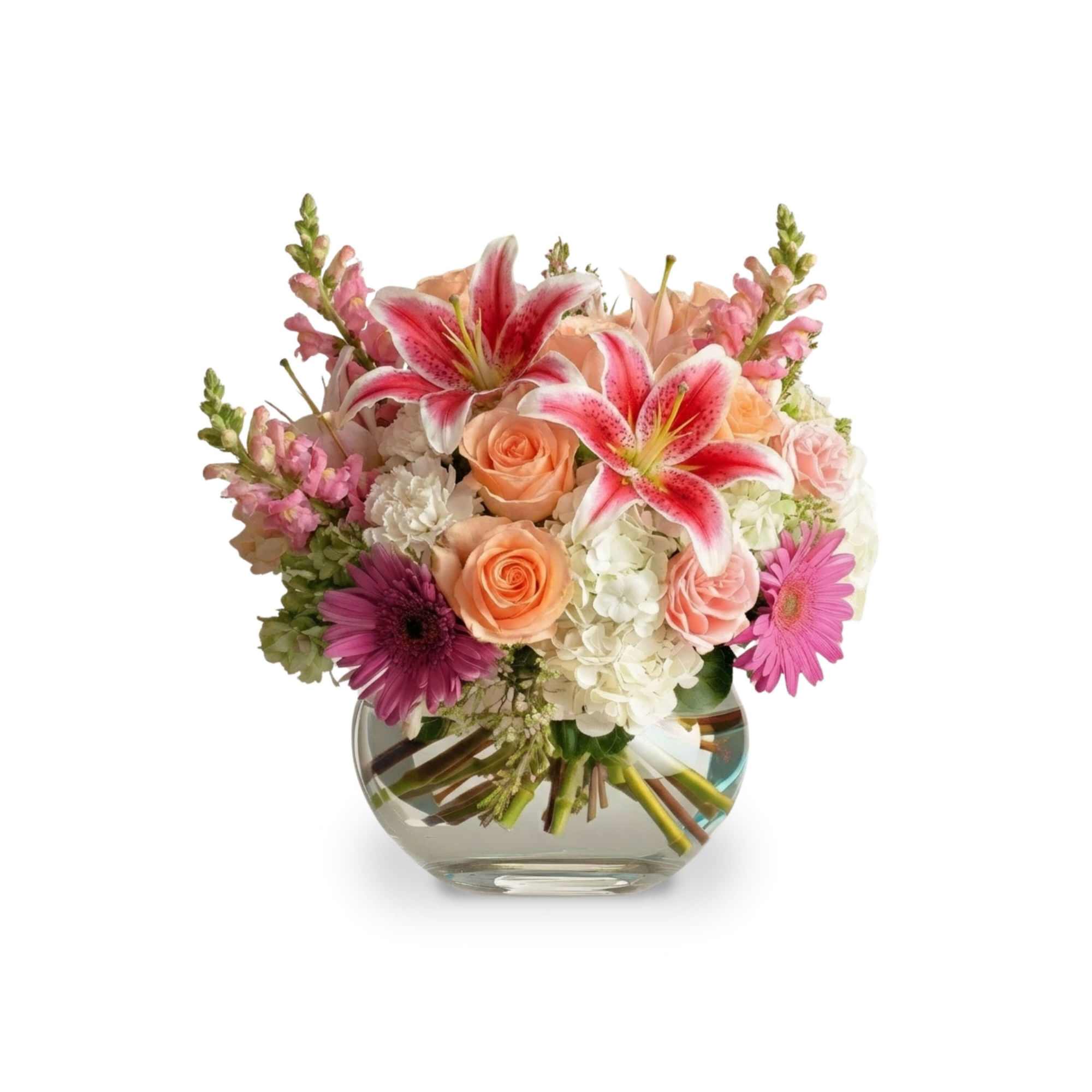 A joyful burst of color and fragrance, this Mother&rsquo;s Day bouquet celebrates