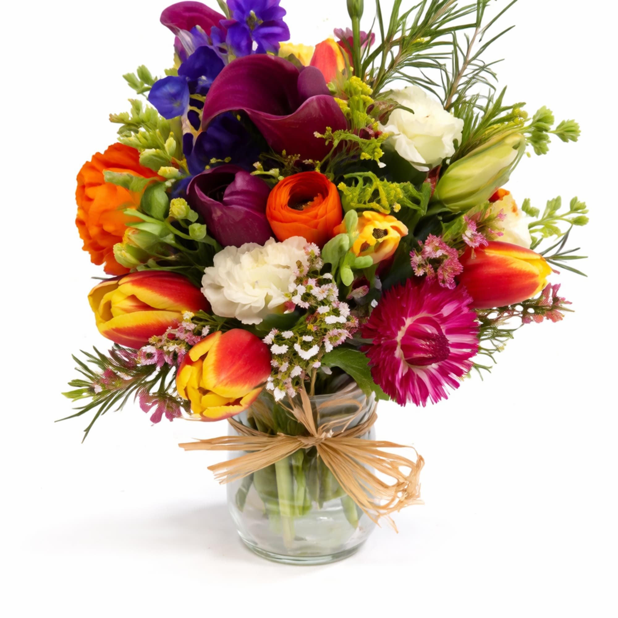 A joyful explosion of color and charm, the Sweet and Seductive Bouquet