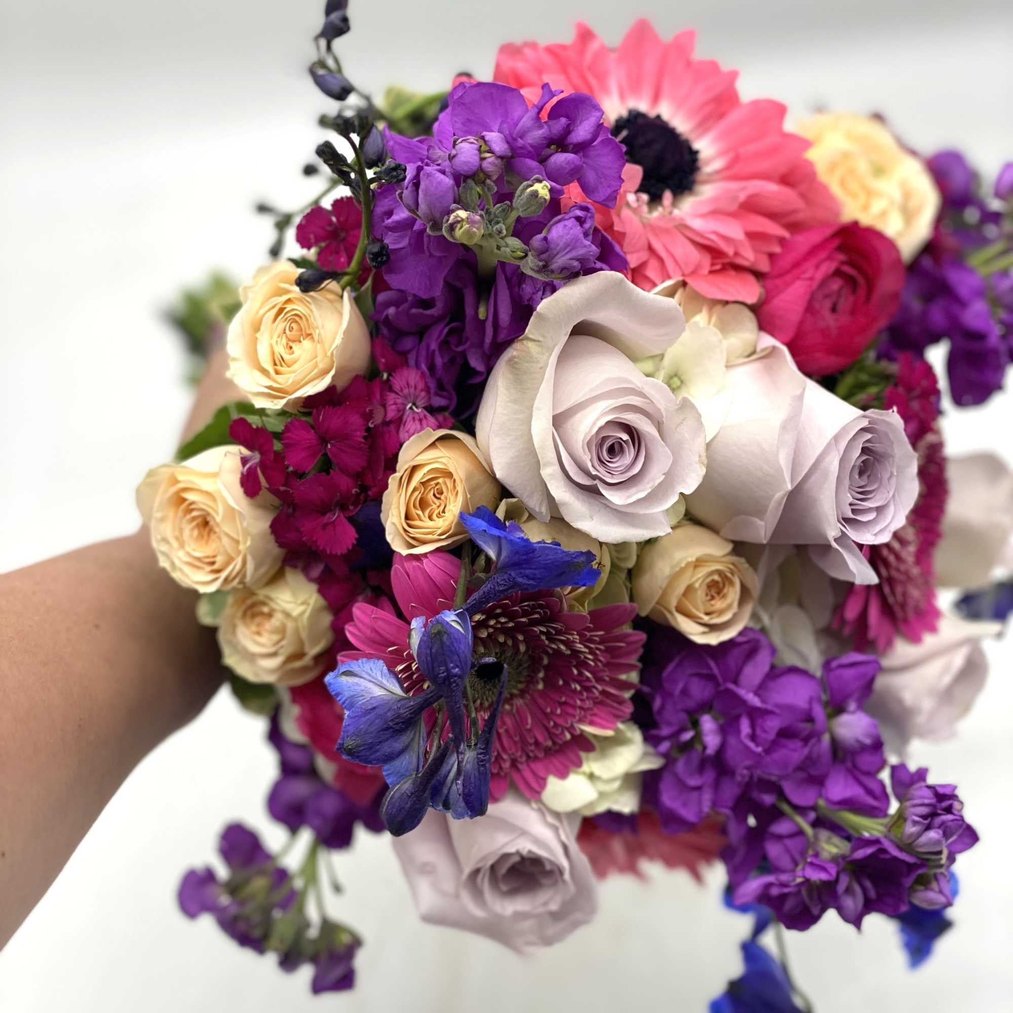 A gorgeous mix of color and flowers - you'll stand out with