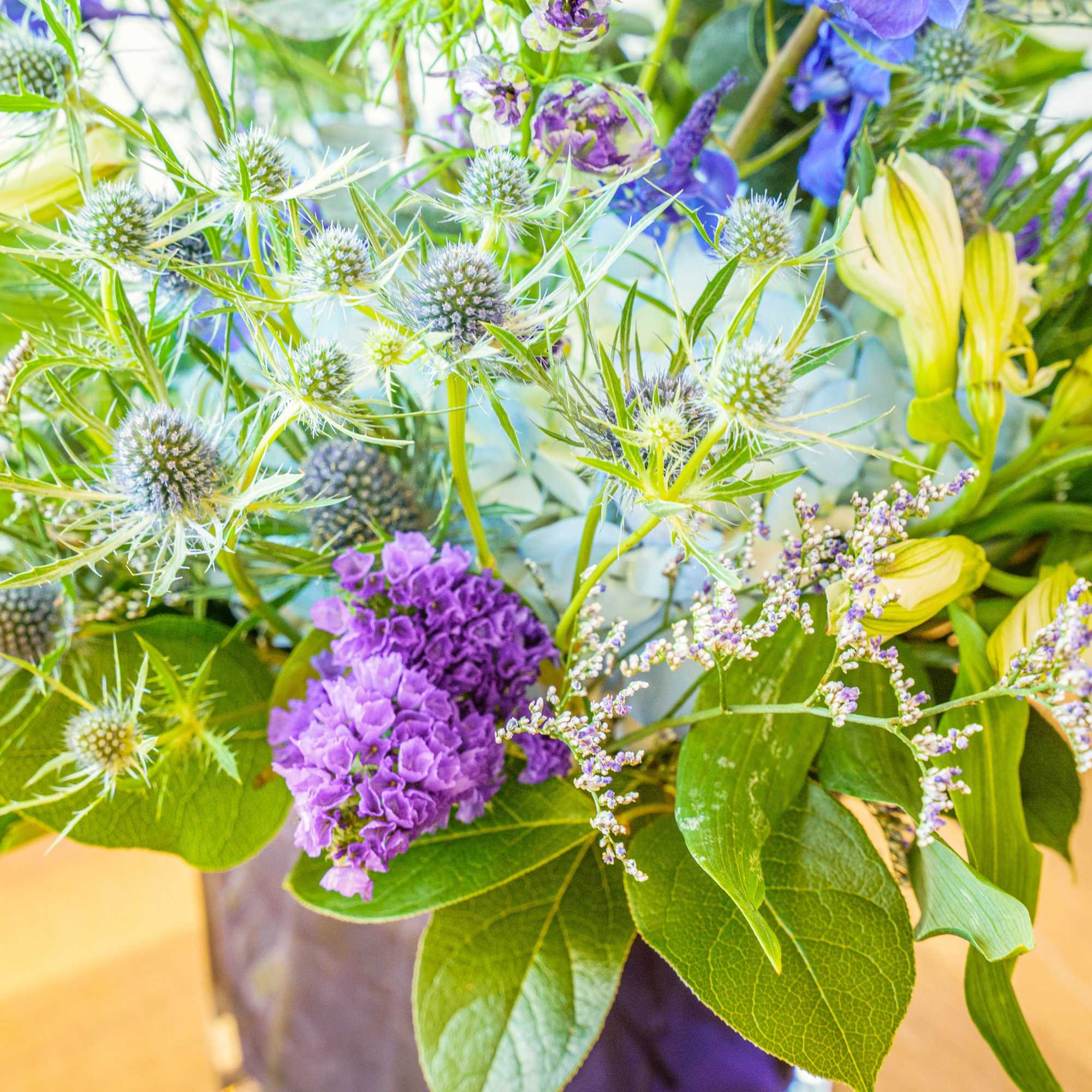 The sky's the limit! This impressive, monochromatic design is sure to turn