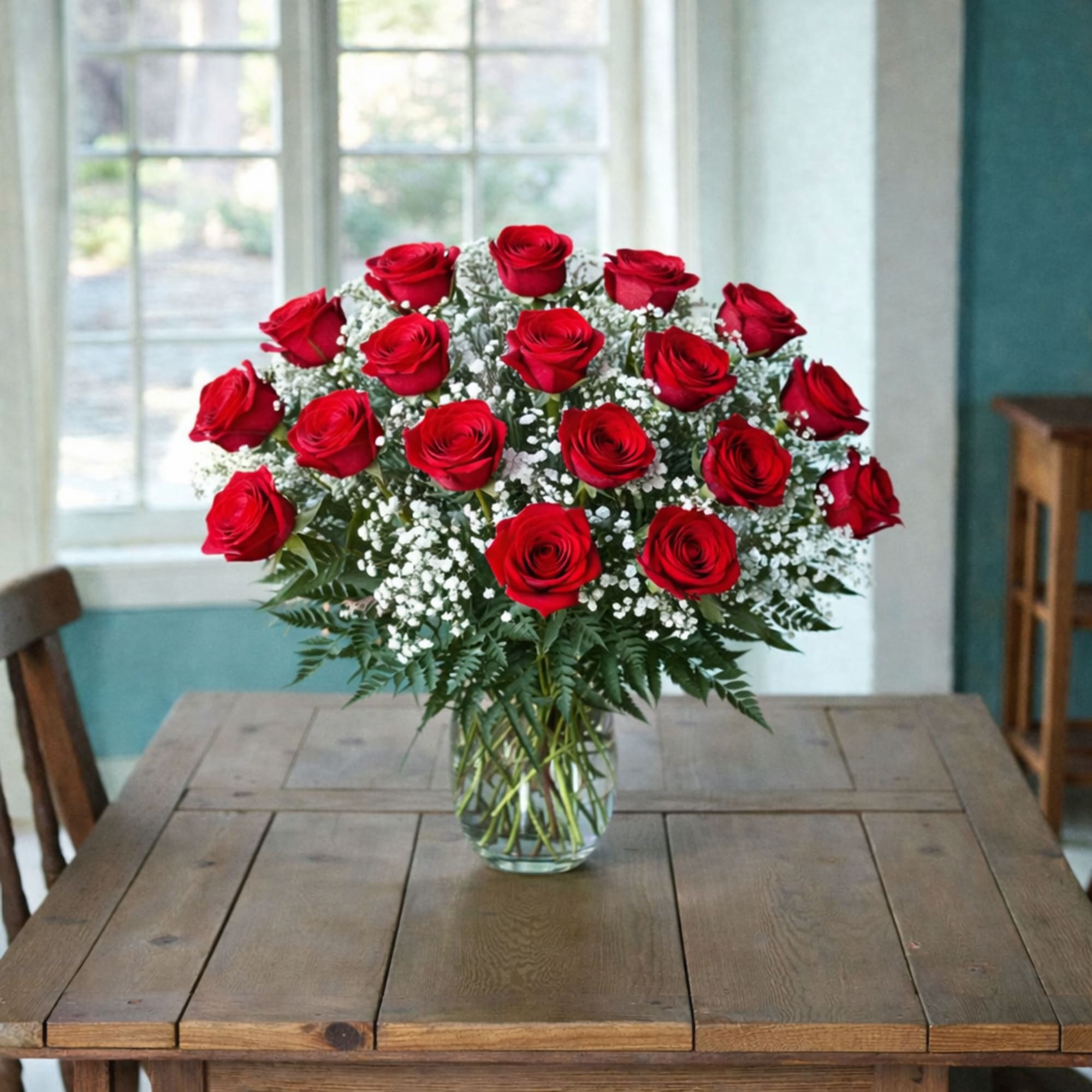Send the most beautiful roses to the one you love. This traditional