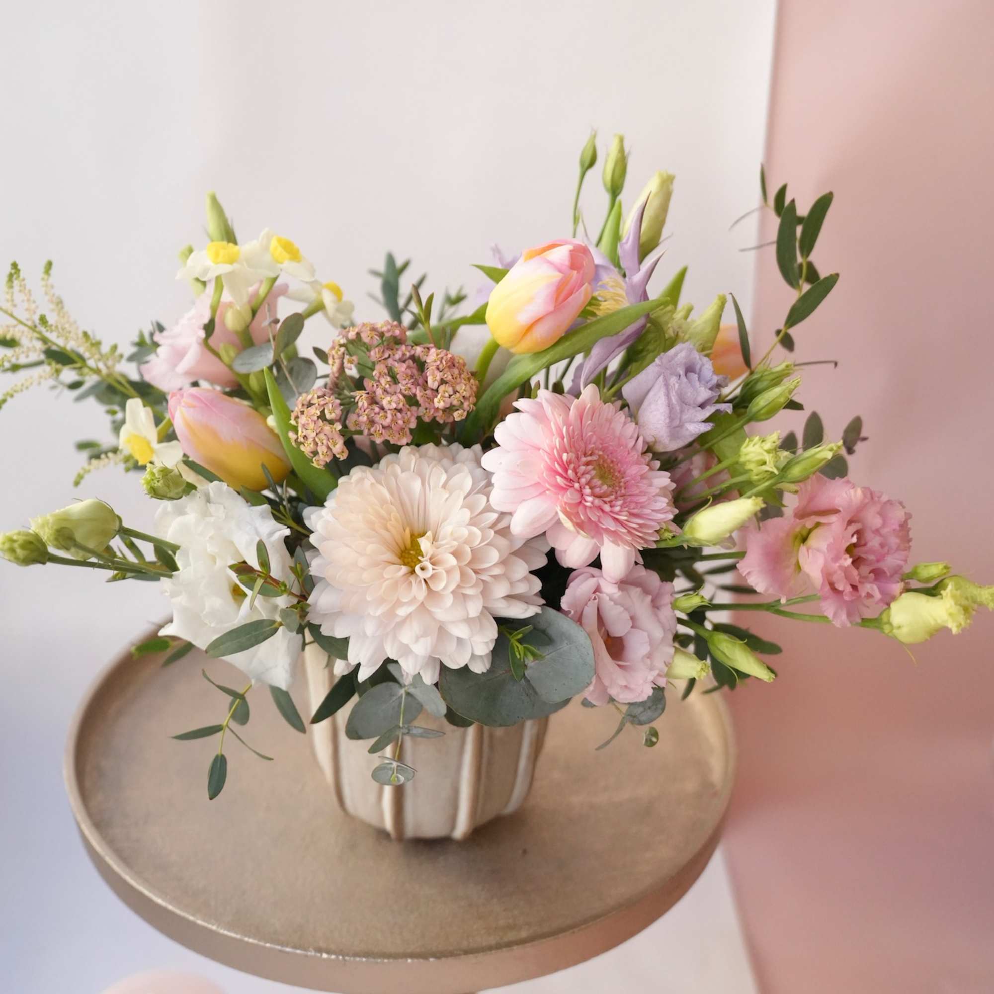 A full-size arrangement made using the freshest blooms available on the day