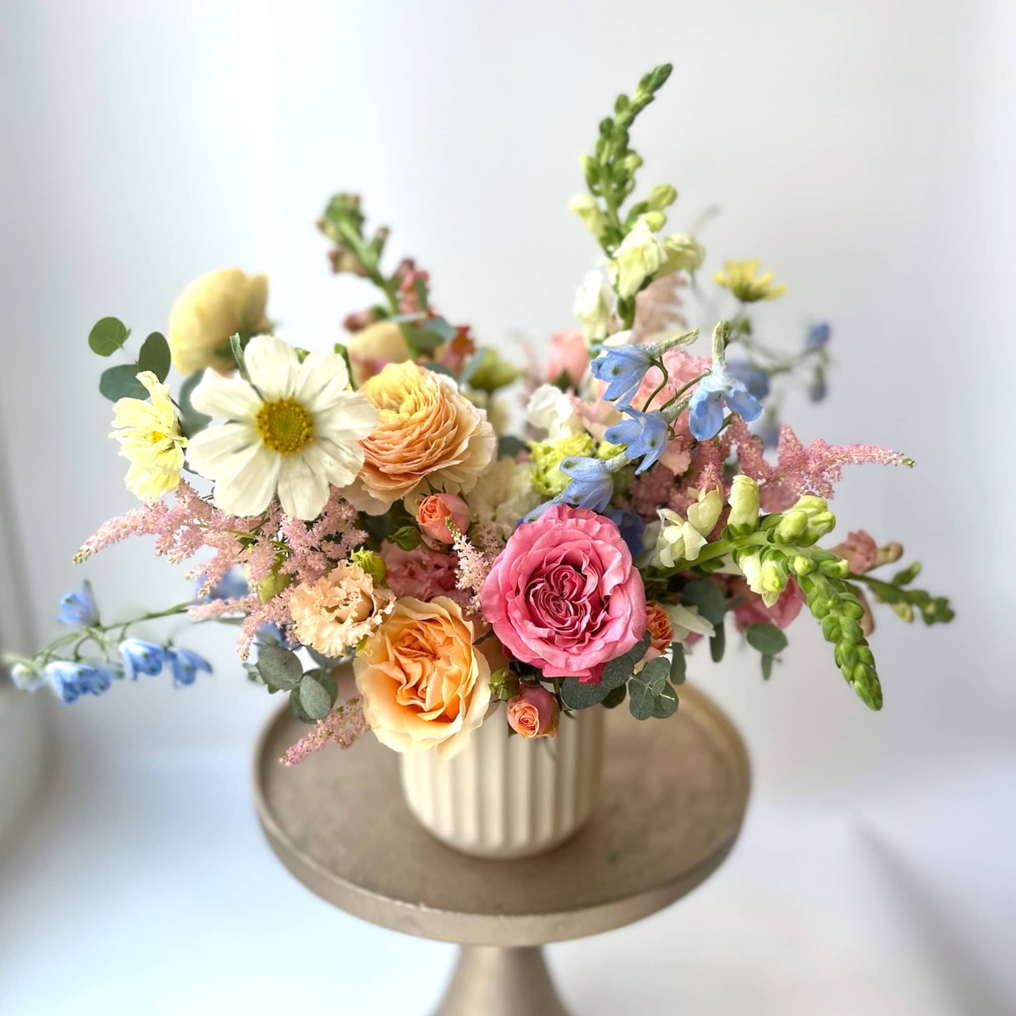 A full-size arrangement made using the freshest blooms available on the day